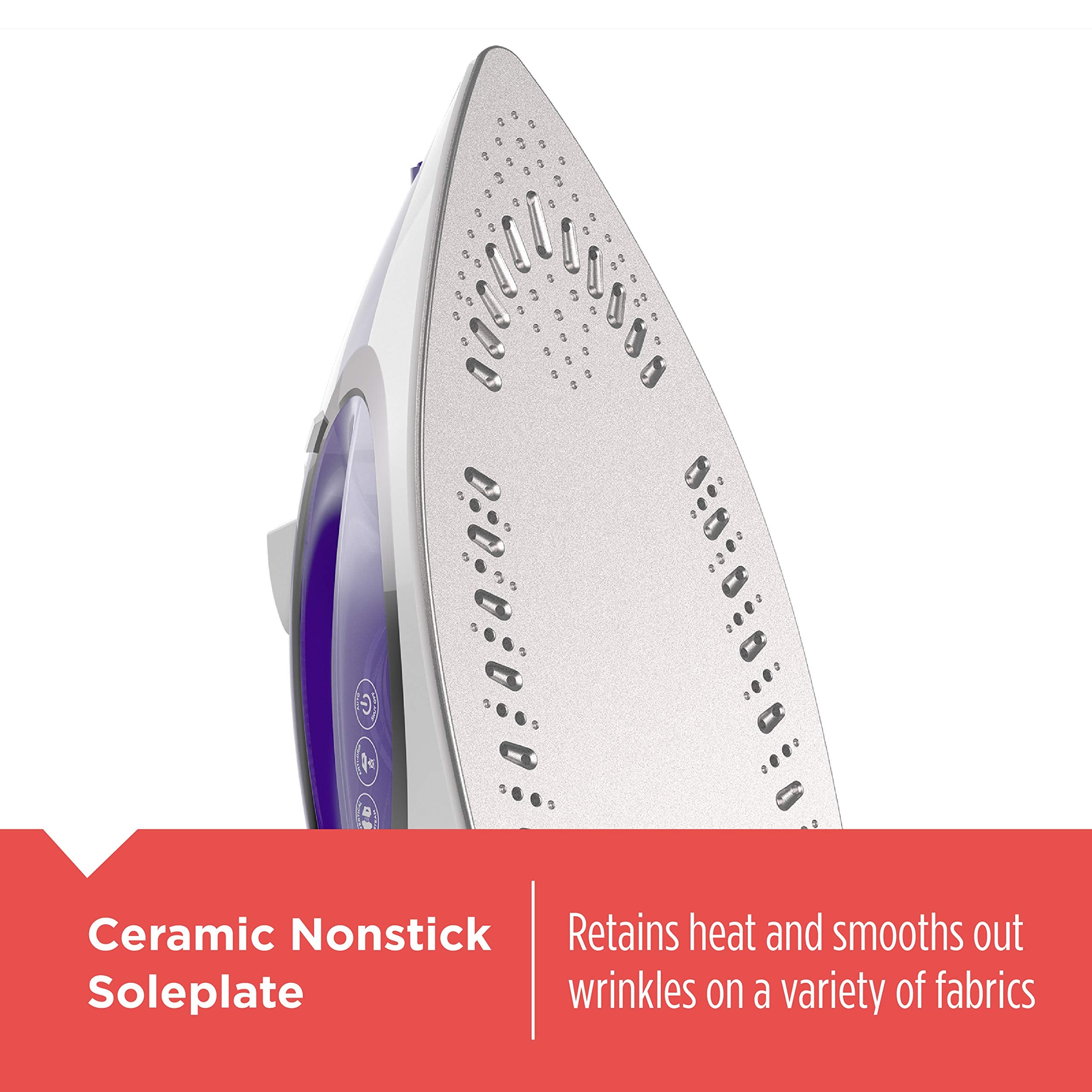 Black+Decker Icl500 Light N Go Cordless Iron, Purple