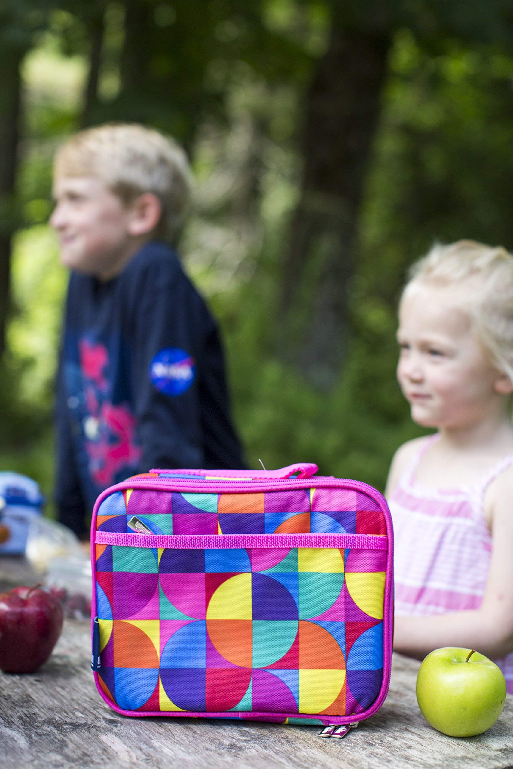 Wildkin Kids Insulated Lunch Box - Durable And Reusable For School & Travel - Owls