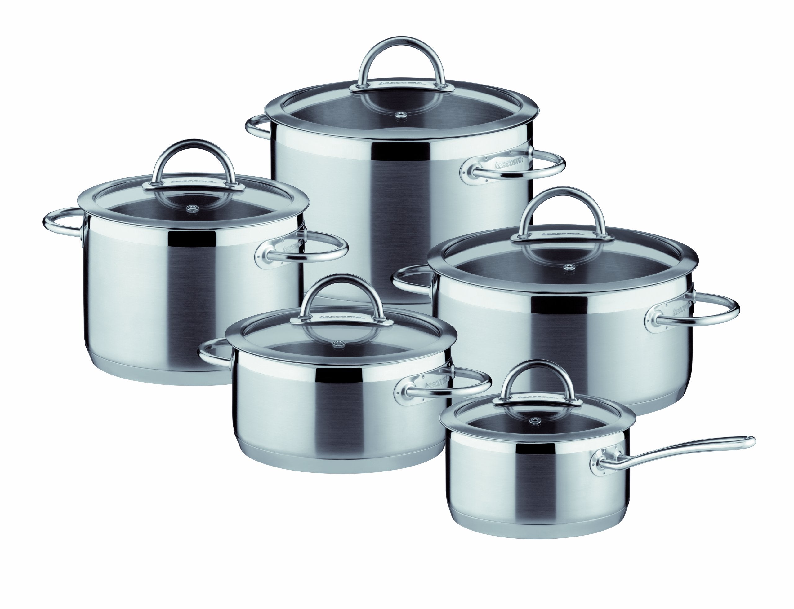 Tescoma Vision 10Piece Stainless Steel Cookware Set