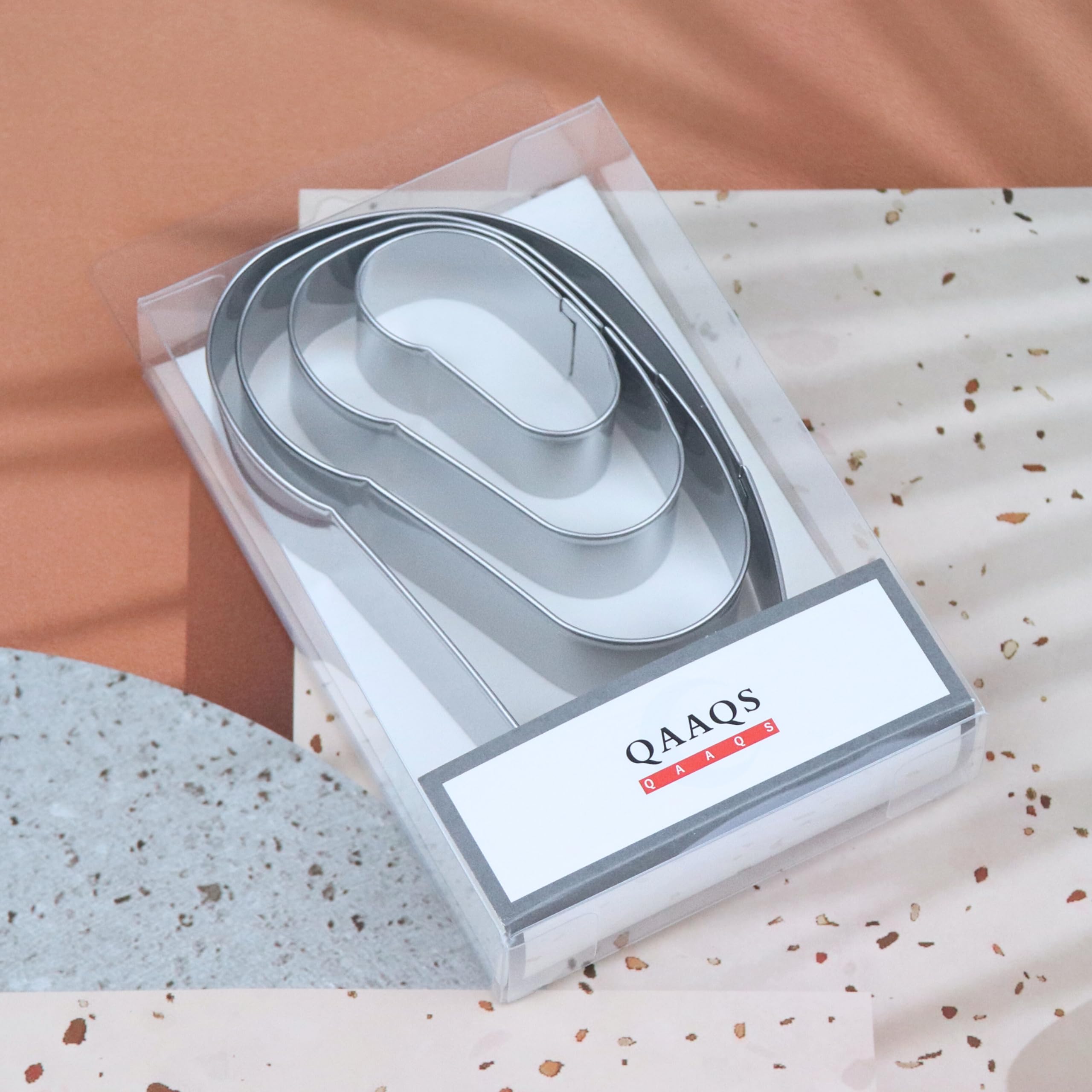 Flip Flop Summer Beach Cookie Cutter Set Large - 5 Inch, 4 Inch, 3 Inch, 2 Inch - 4 Piece Summer Fun Cookie Cutters Shapes Fonda