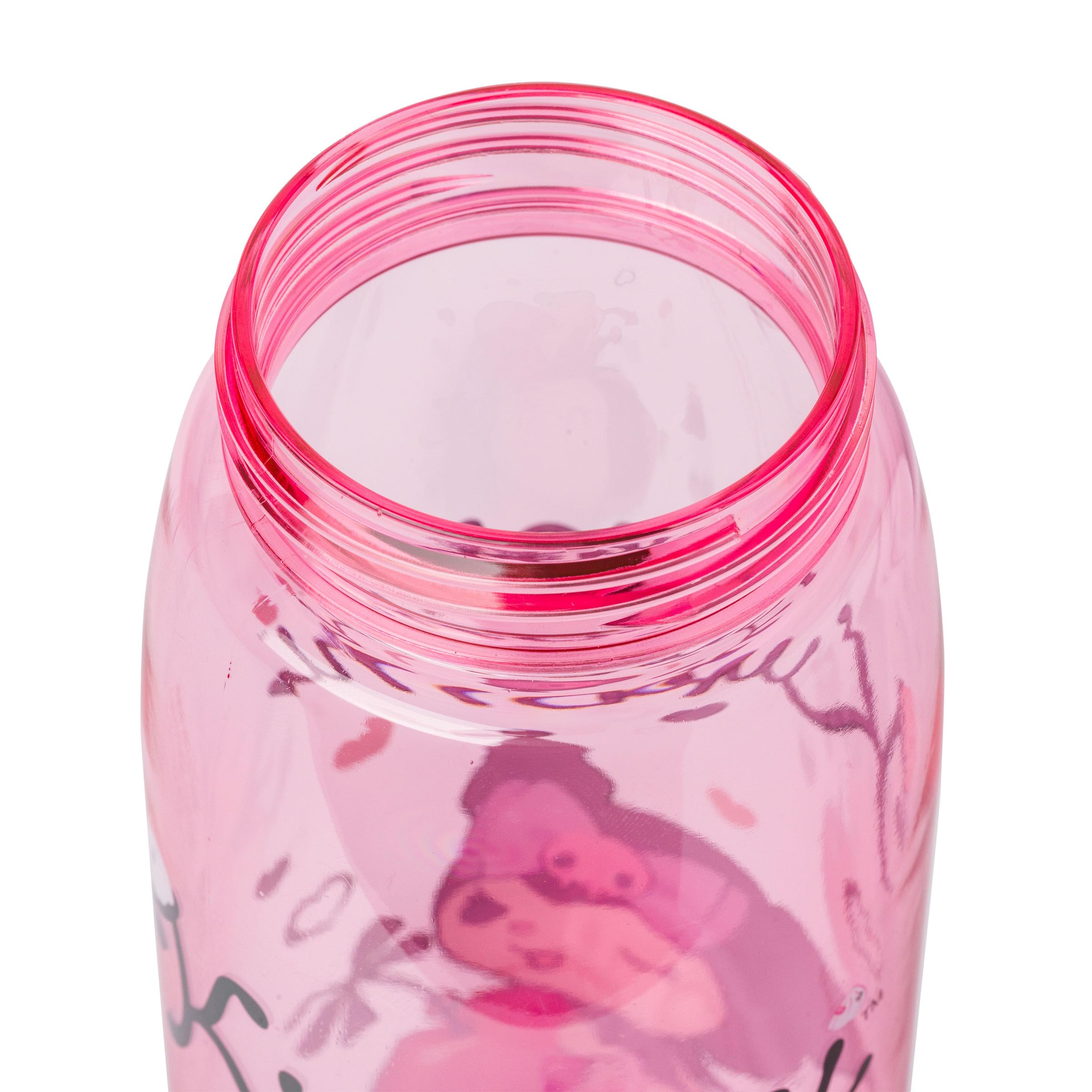 Silver Buffalo Sanrio Hello Kitty And Friends Kuromi Cherry Hearts Water Bottle With Screw-On Lid, 28 Ounces