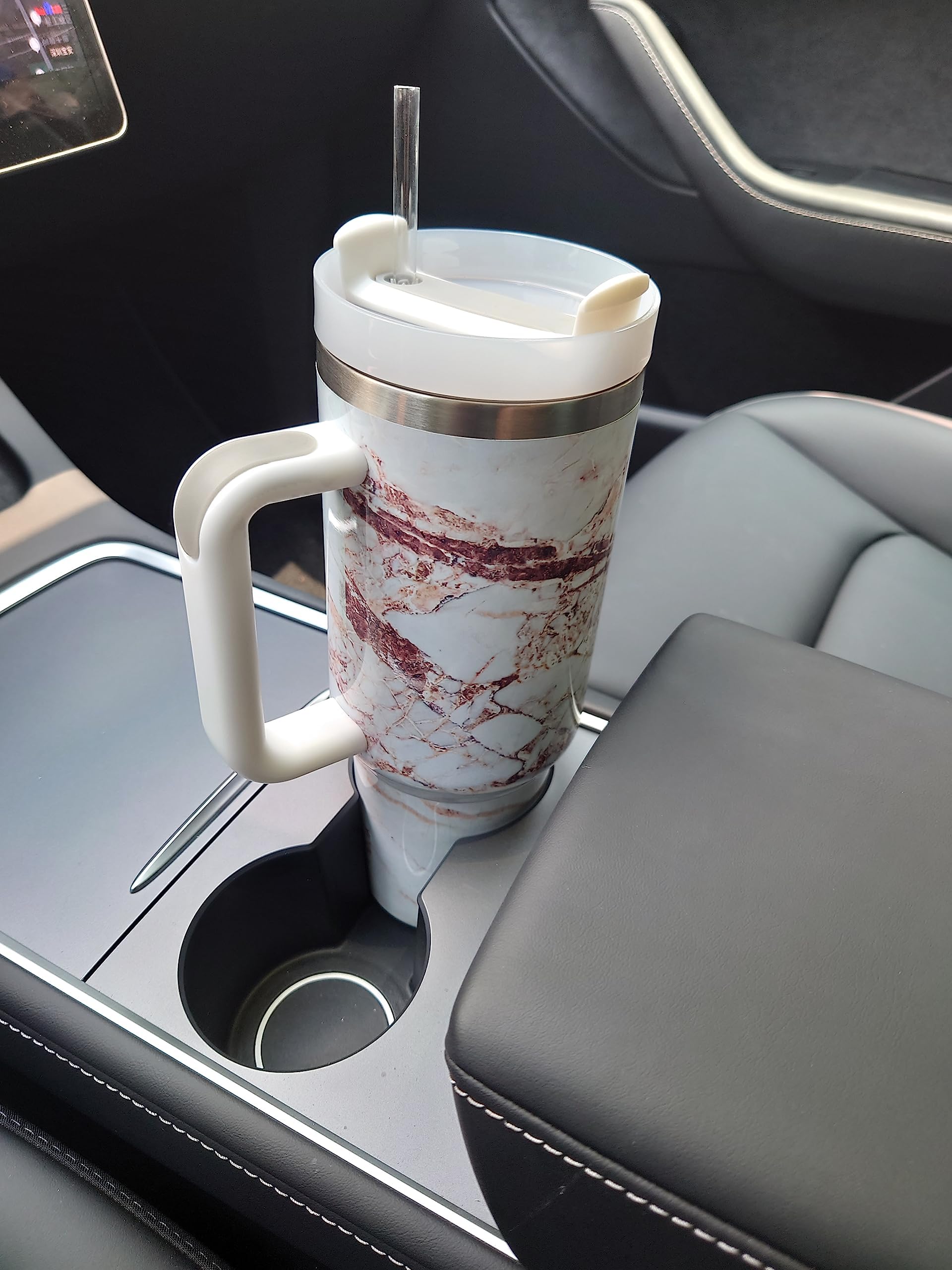 Dapperlin 40Oz Stainless Steel Vacuum Insulated Tumbler With Lid And Straw For Water, Iced Tea Or Coffee, Smoothie And More (Gol