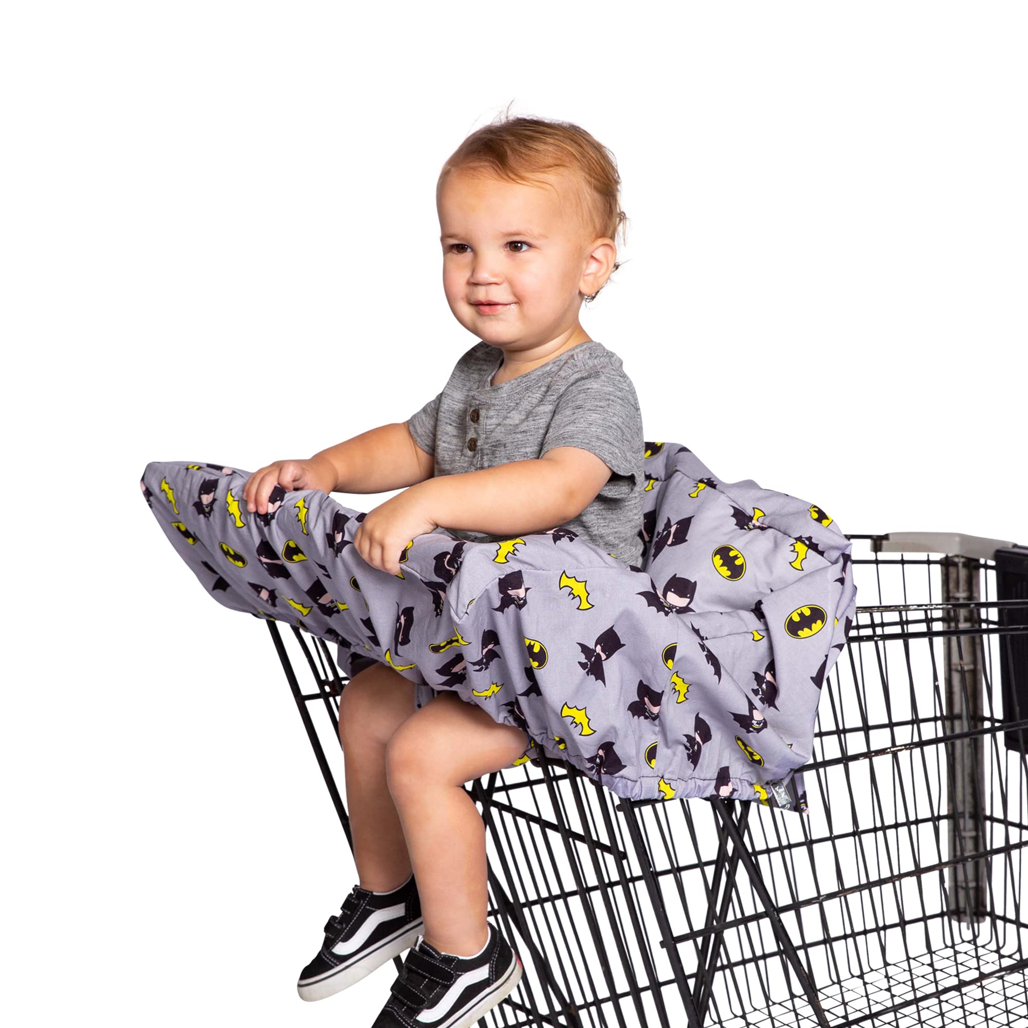 Jl Childress Dc Comics Batman Shopping Cart  High Chair Cover For Baby To Toddler