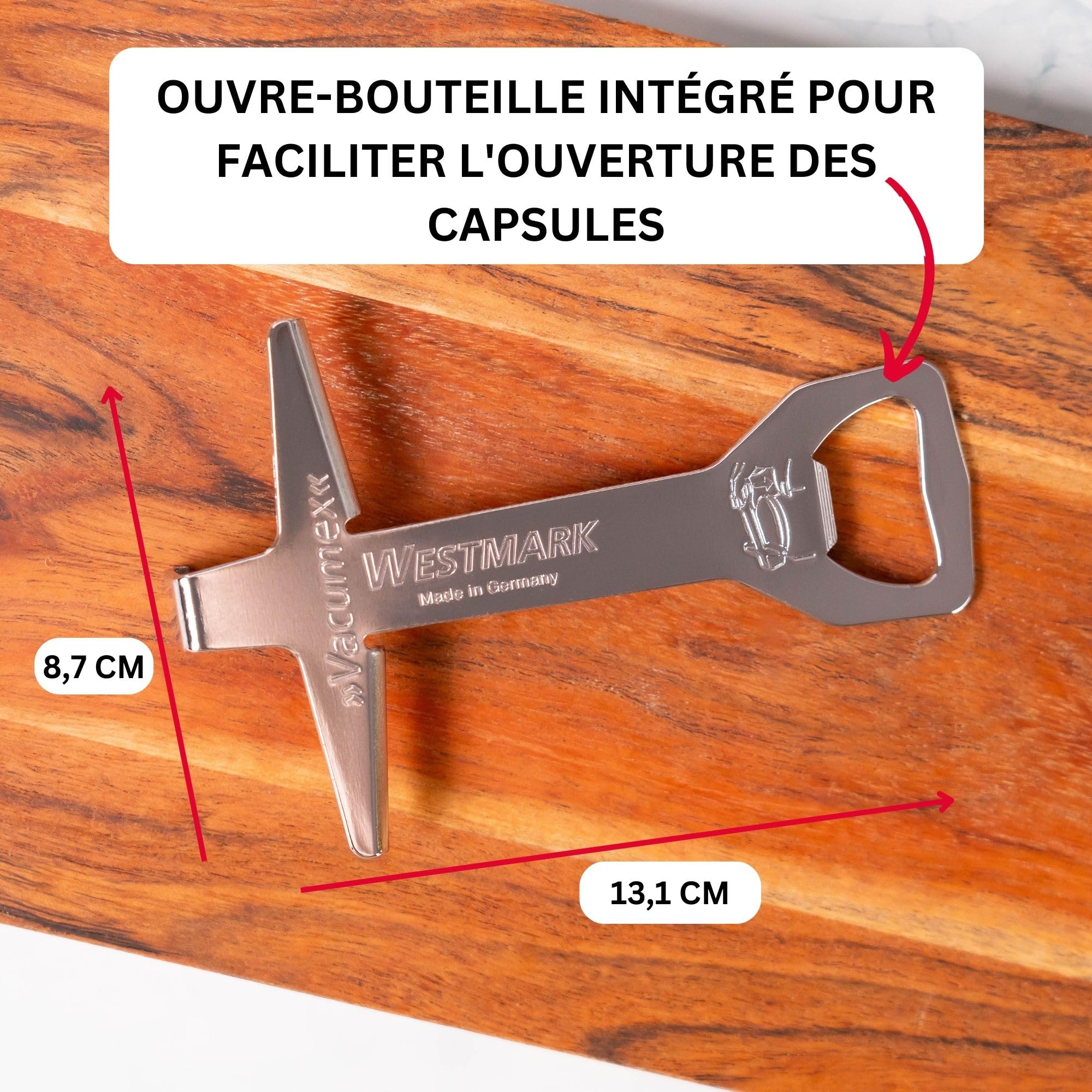 Westmark Jar Opener, Steel, One Size, Model 10562270, Durable Kitchen Tool