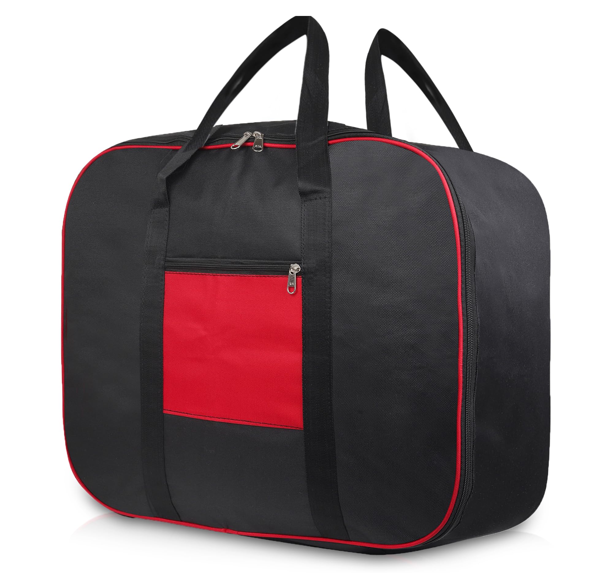 Glun Multipurpose Underbed Storage Bag, 67L Capacity Pack Of 1 With DoubleSide Handles, TwoWay Zipper & Front Pocket, Clothing