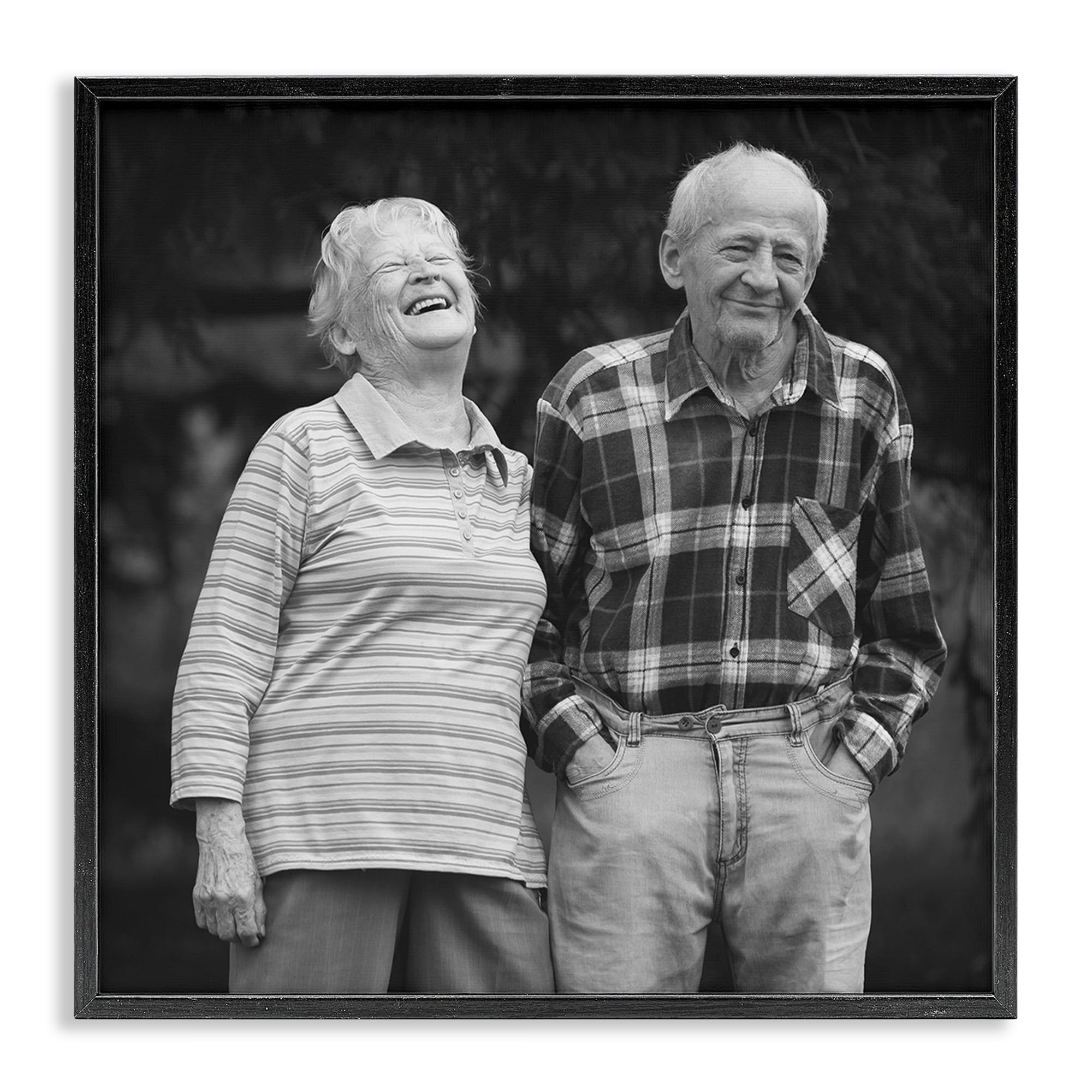 Stupell Industries Personalized Custom Print Square Framed Giclee Art
