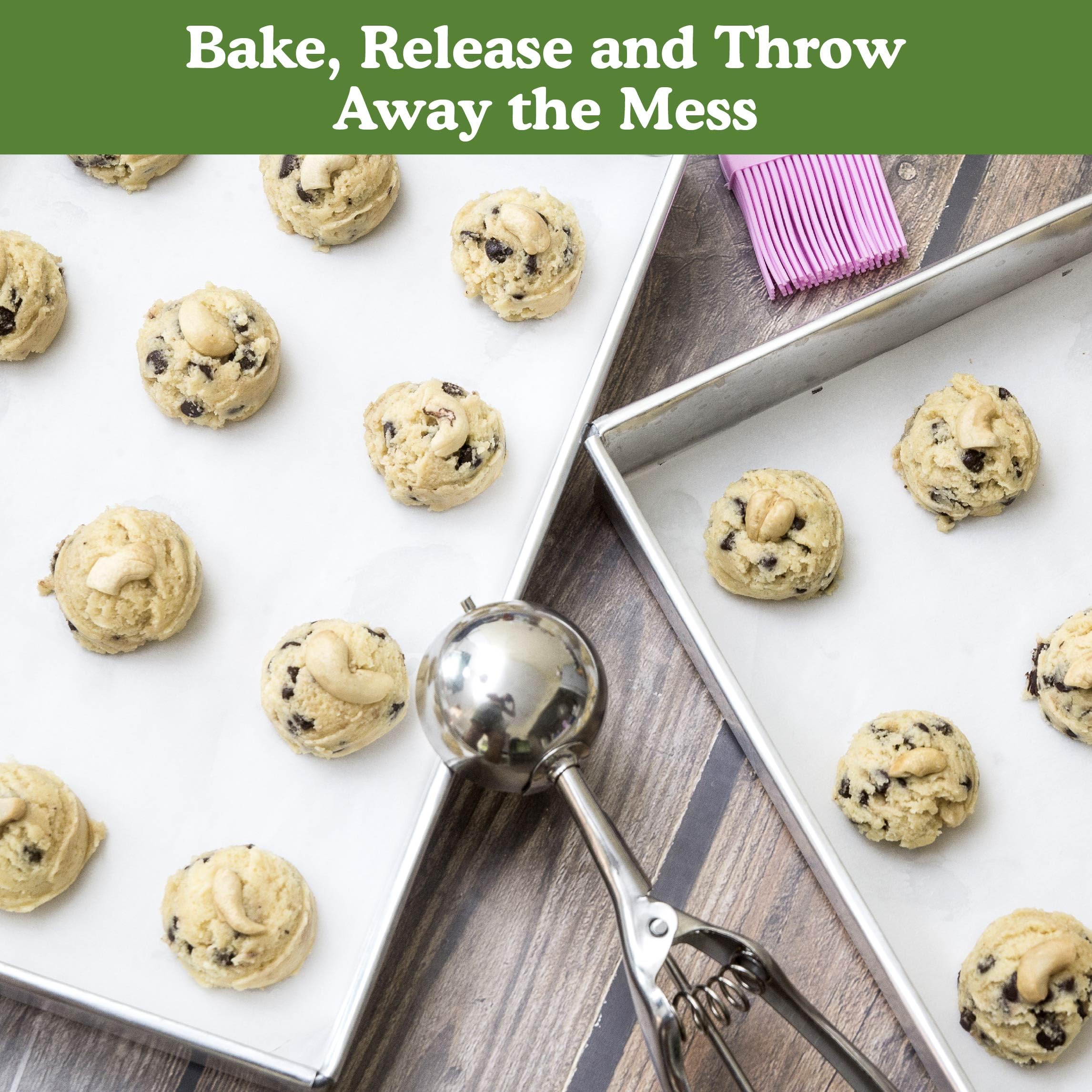 Regency Wraps Parchment Paper For Non-Stick Cooking And Baking, Lining Cookie Sheets, Cake Pans, Air Fryer And Microwave Safe, G