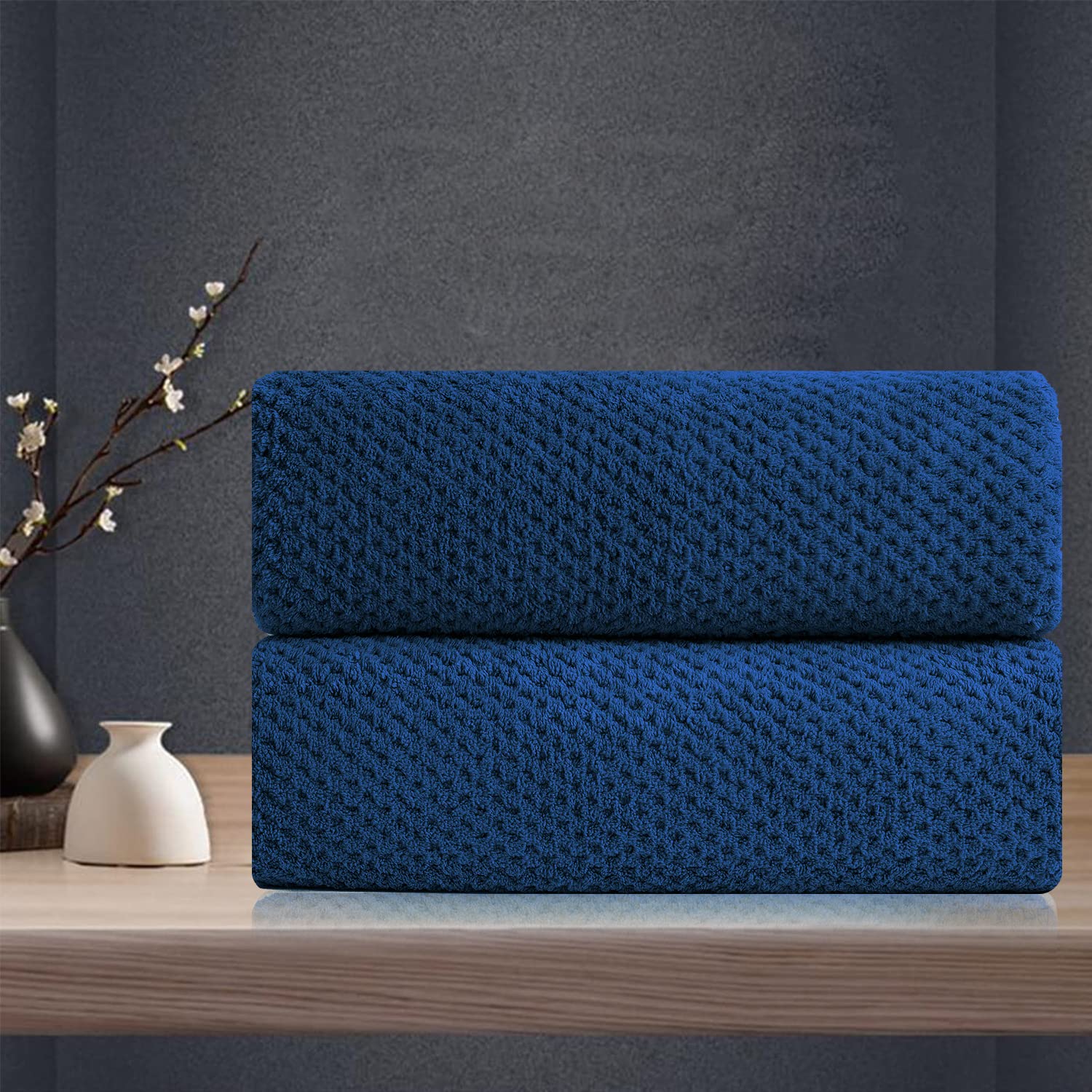 Hand Towels Set 2 Pack-16?31?Ultra Soft Microfibers Bathroom Towel Set Highly Absorbent Quick Dry Luxury Premium Towel Lightweig