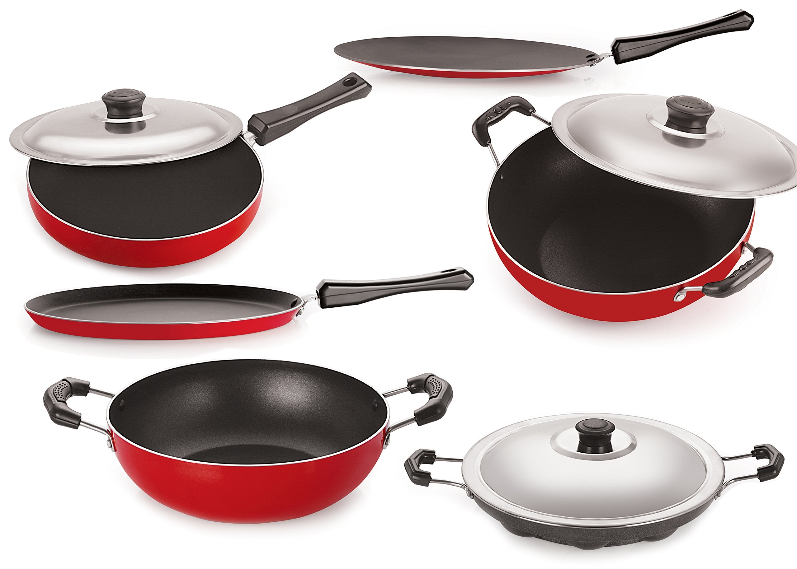 Nirlon NonStick Heat Resistance Cookware Combo Set