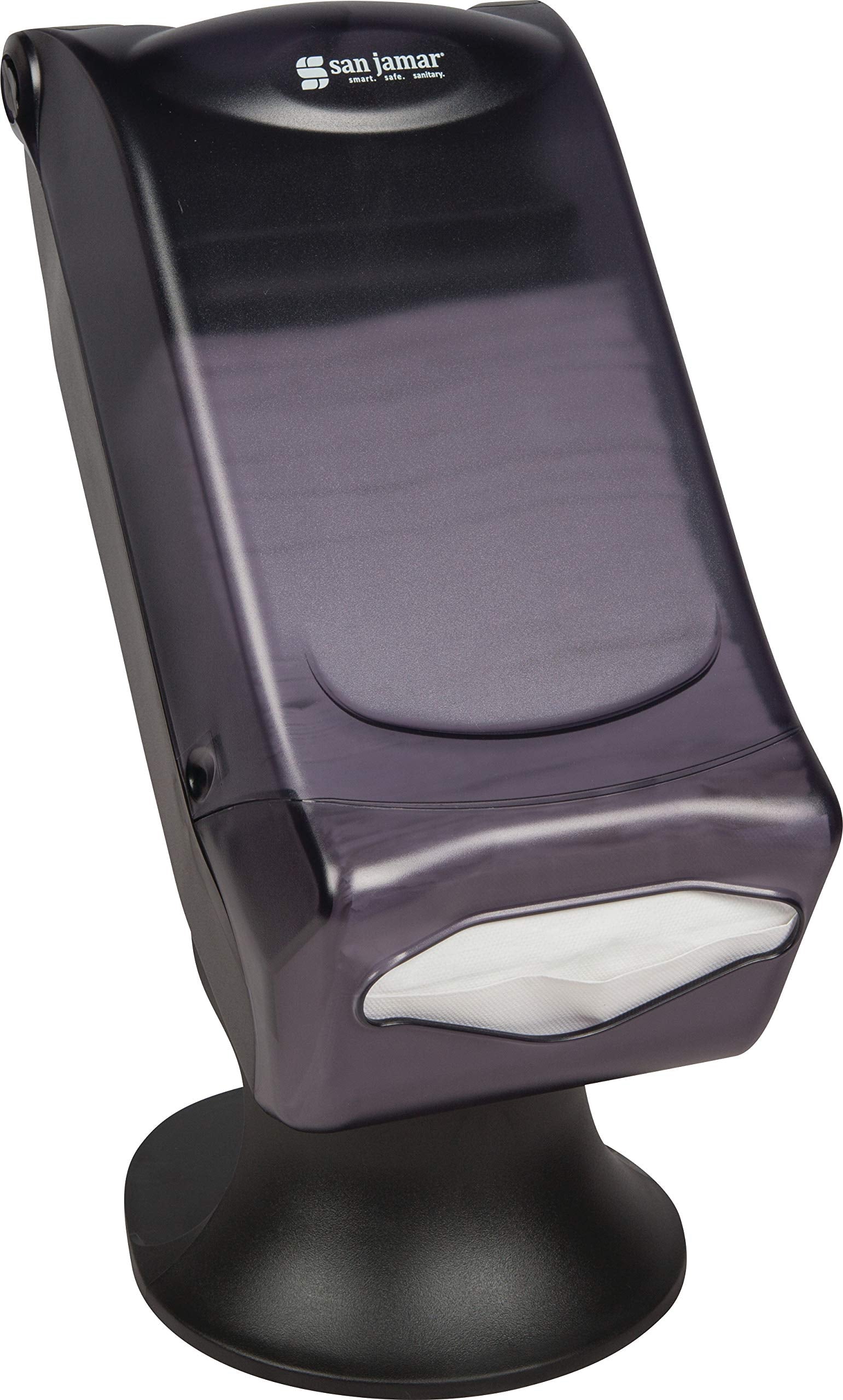 San Jamar - H5005STBK H5005S Venue Fullfold Control Napkin Dispenser with Stand  500 Capacity  8'' Width x 17-1/2'' Height x 13'' Depth  Black Pearl