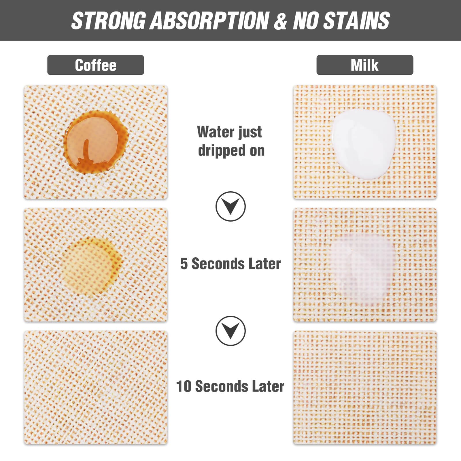 Dk177 Coffee Mat Coffee Bar Mat Hide Stain Absorbent Drying Mat With Waterproof Rubber Backing Fit Under Coffee Maker Coffee Mac