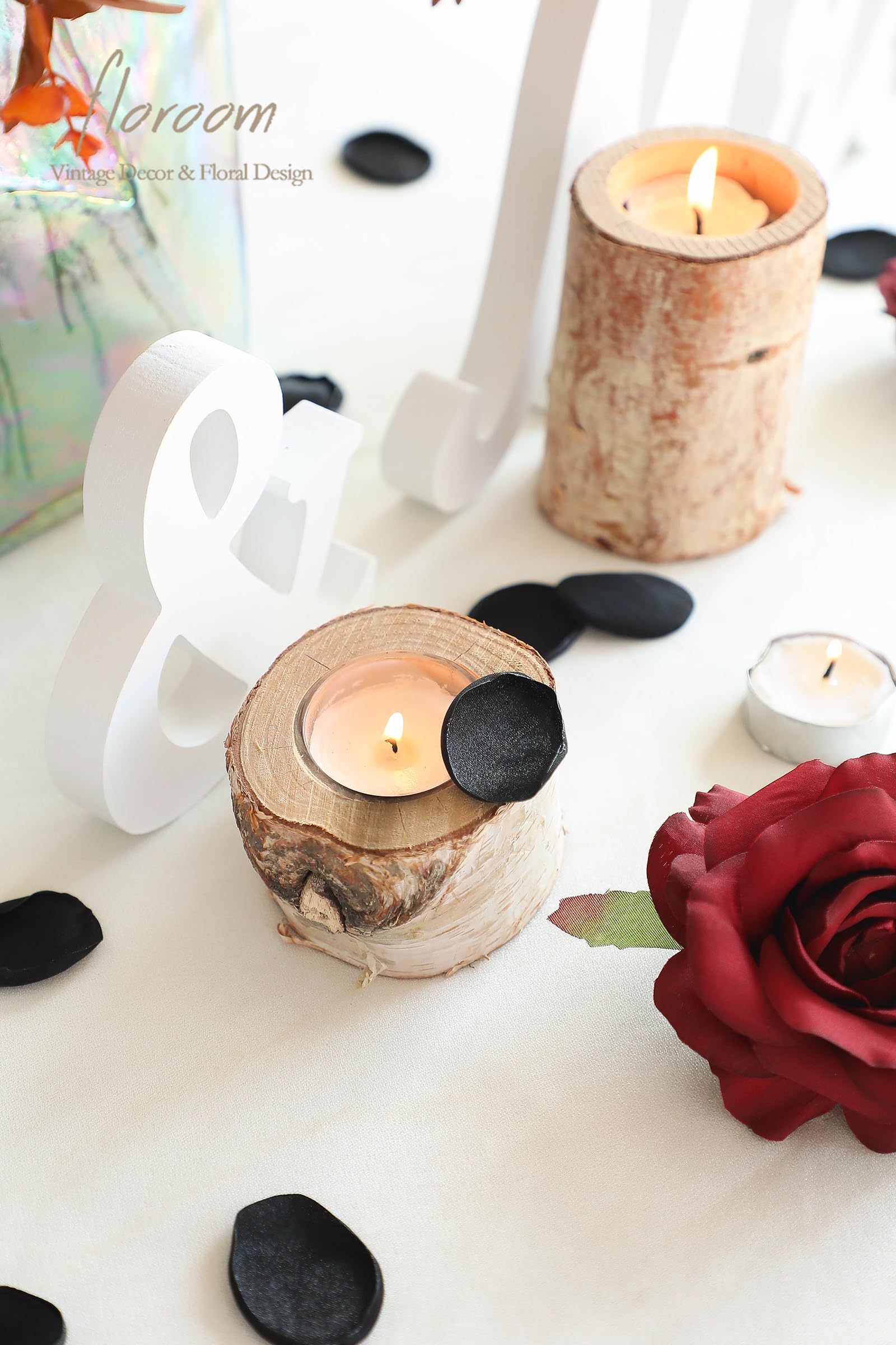 Floroom 300Pcs Silk Rose Petals Black Flower Petals For Wedding Flower Girl Basket Aisle Scatter Dinner Table Centerpieces Party
