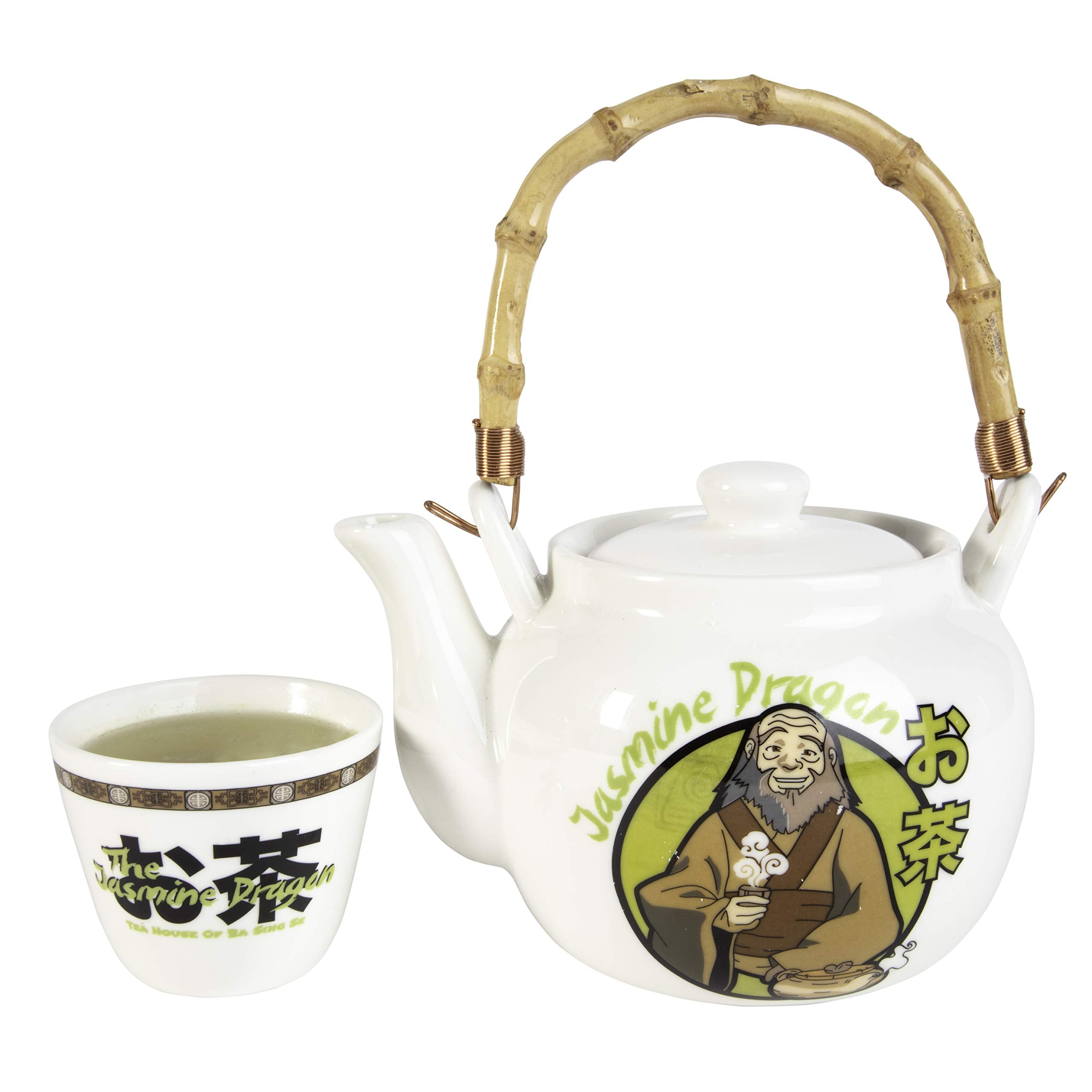 Avatar: The Last Airbender Uncle Iroh Tea Set - The Jasmine Dragon Teapot & Cup - Officially Licensed - Collectible Tea Lovers G