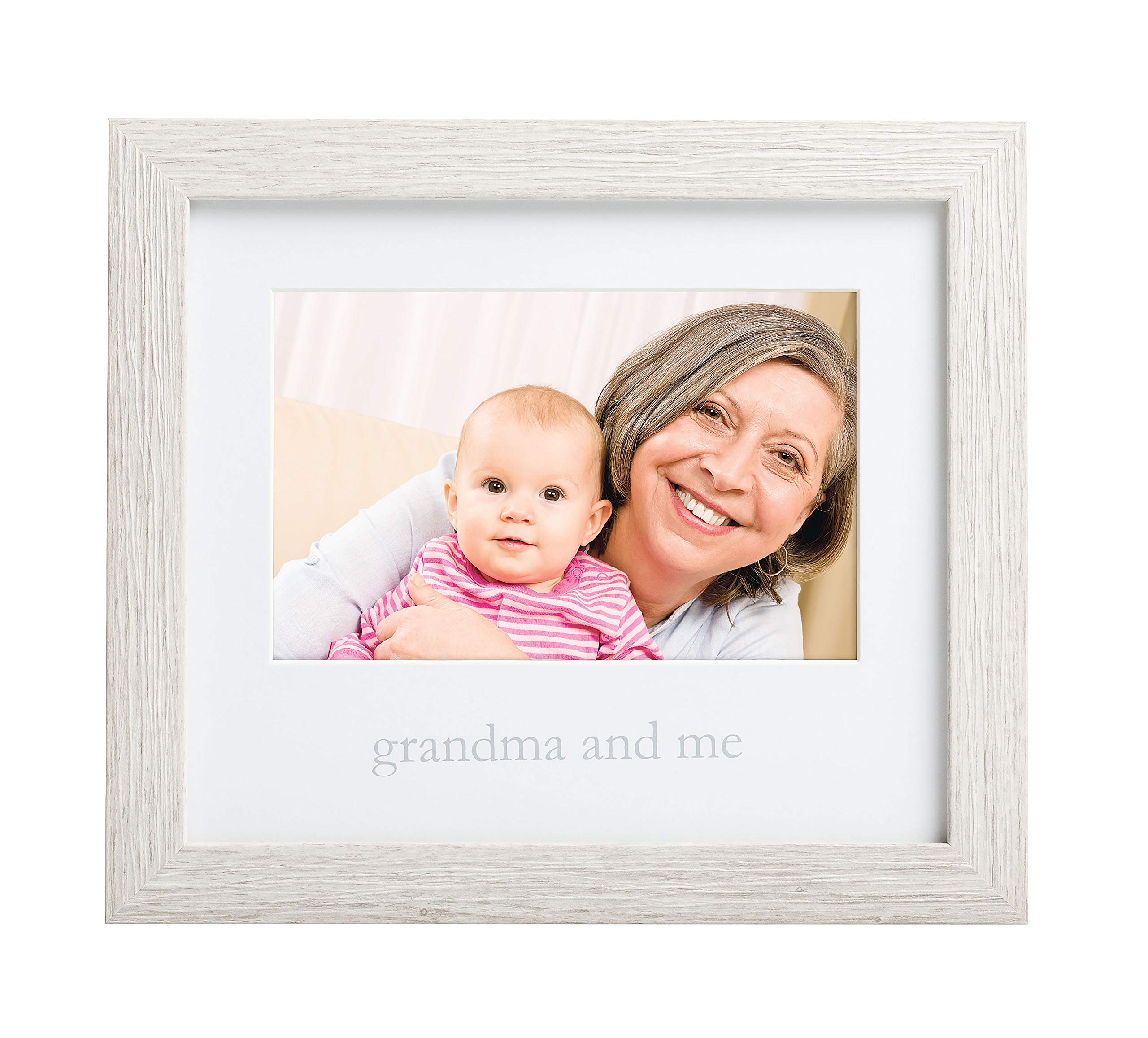Kate & Milo Rustic Grandma And Me Frame, Mothers Day Gifts, Wall And Tabletop Frame, Nursery Wall D  cor, 4x6 Photo Insert, Dis