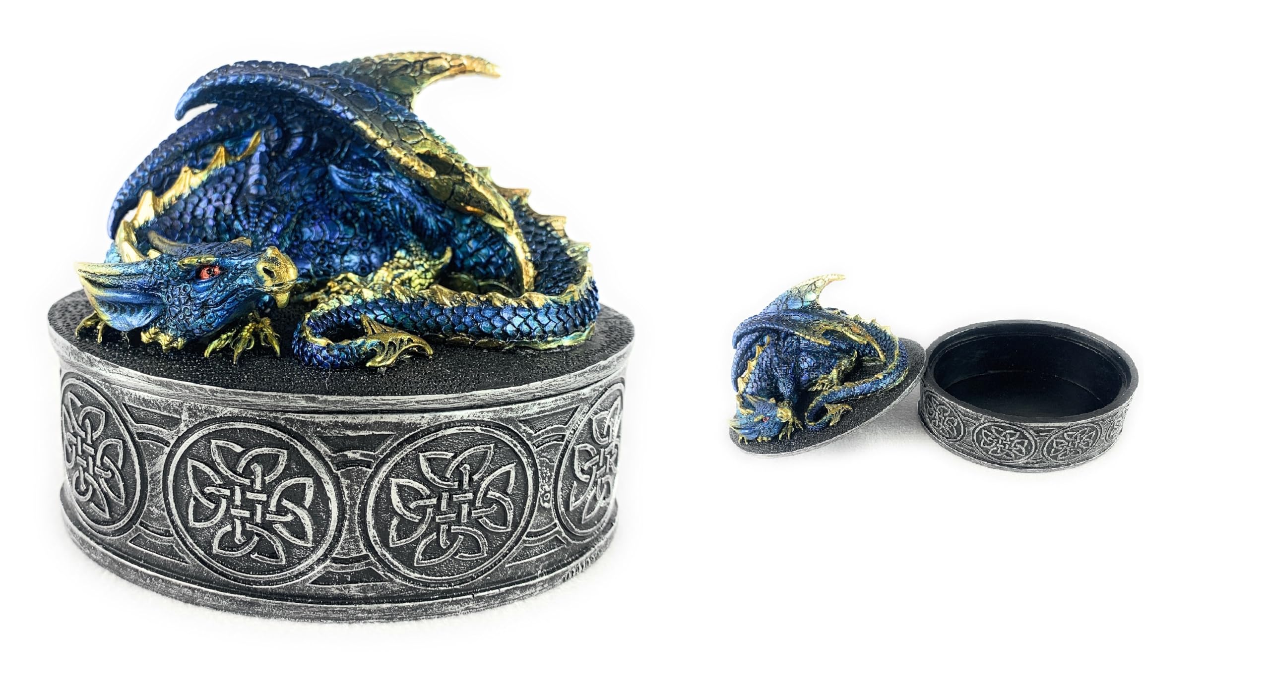 Aint It Nice Dragon Statue Trinket Box Dragon Figurine Collectible Fantasy Medieval D  cor For Dragon Collectors Dragons Gift Tr