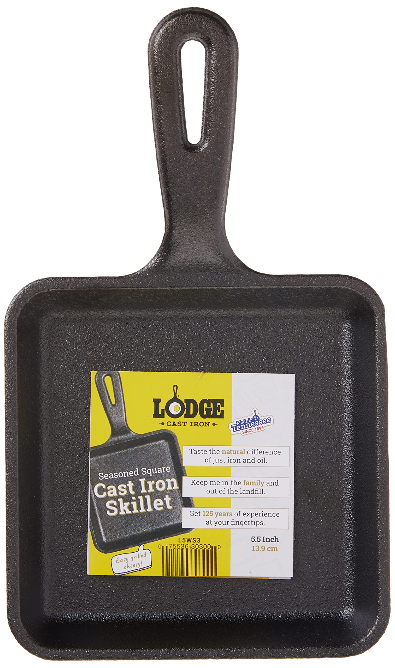 Lodge L5Ws3 Cast Iron Wonder Skillet, Pre-Seasoned, 5.5 -Inch
