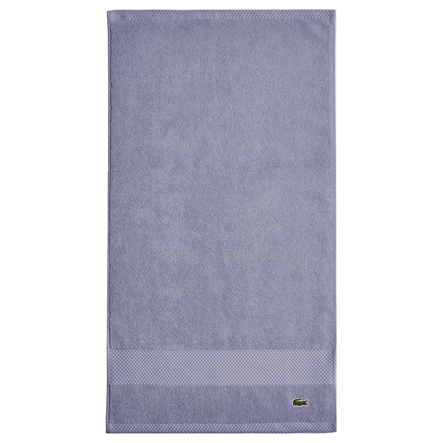 Lacoste Heritage Supima Cotton Hand Towel, Light Denim, 16'' X 30''