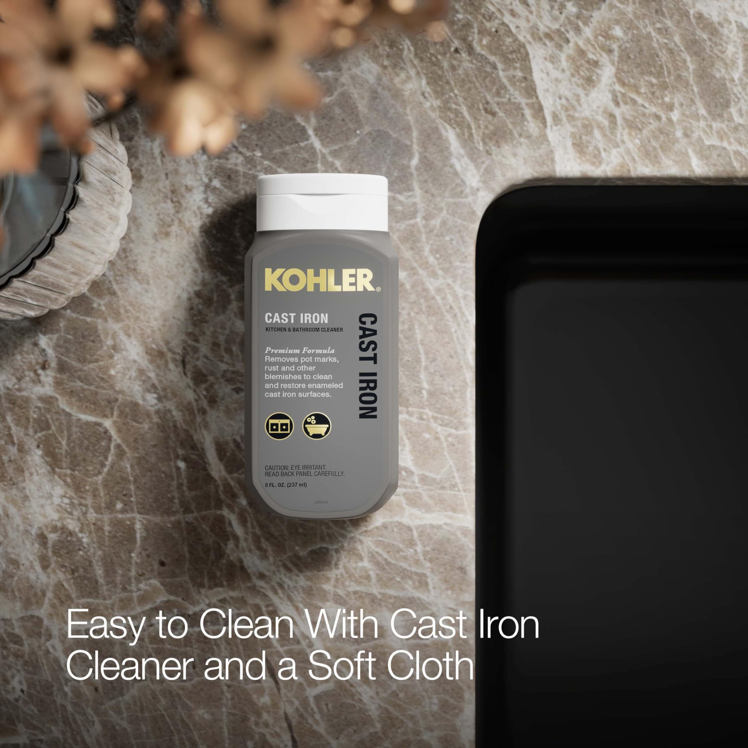 Kohler K-5665-7 Whitehaven Farmhouse Self-Trimming 23-11/16-Inch X 21-9/16-Inch X 9-5/8-Inch Undermount Single-Bowl Kitchen Sink