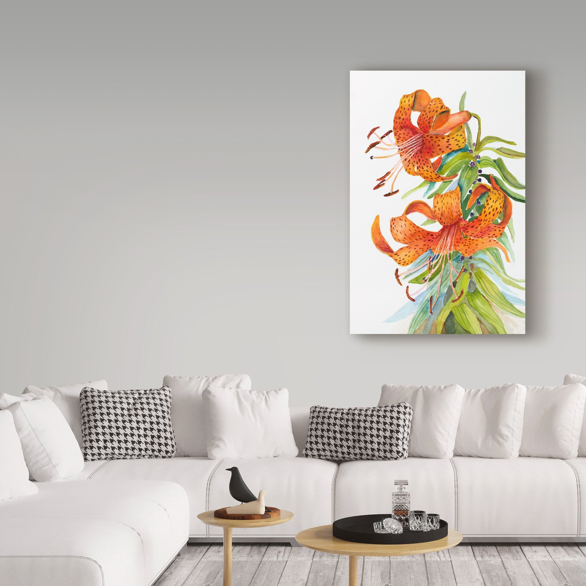 Tiger Lilies By Joanne Porter, 12X19-Inch