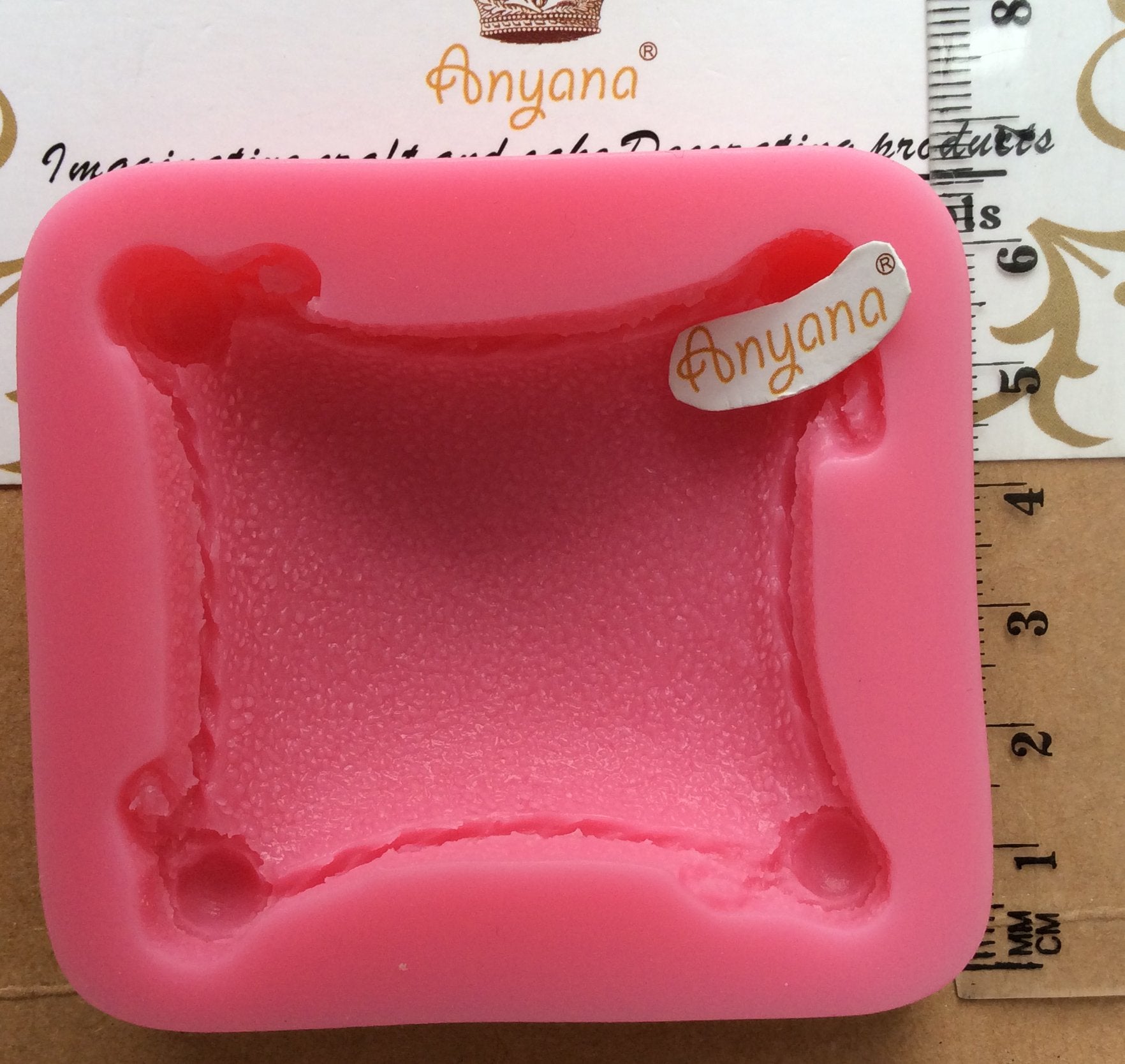 Anyana 3D Pillow Cushion Mould Cake Fondant Gum Paste Mold For Sugar Paste Gumpaste Cupcake Decorating Topper Decoration Sugarcr