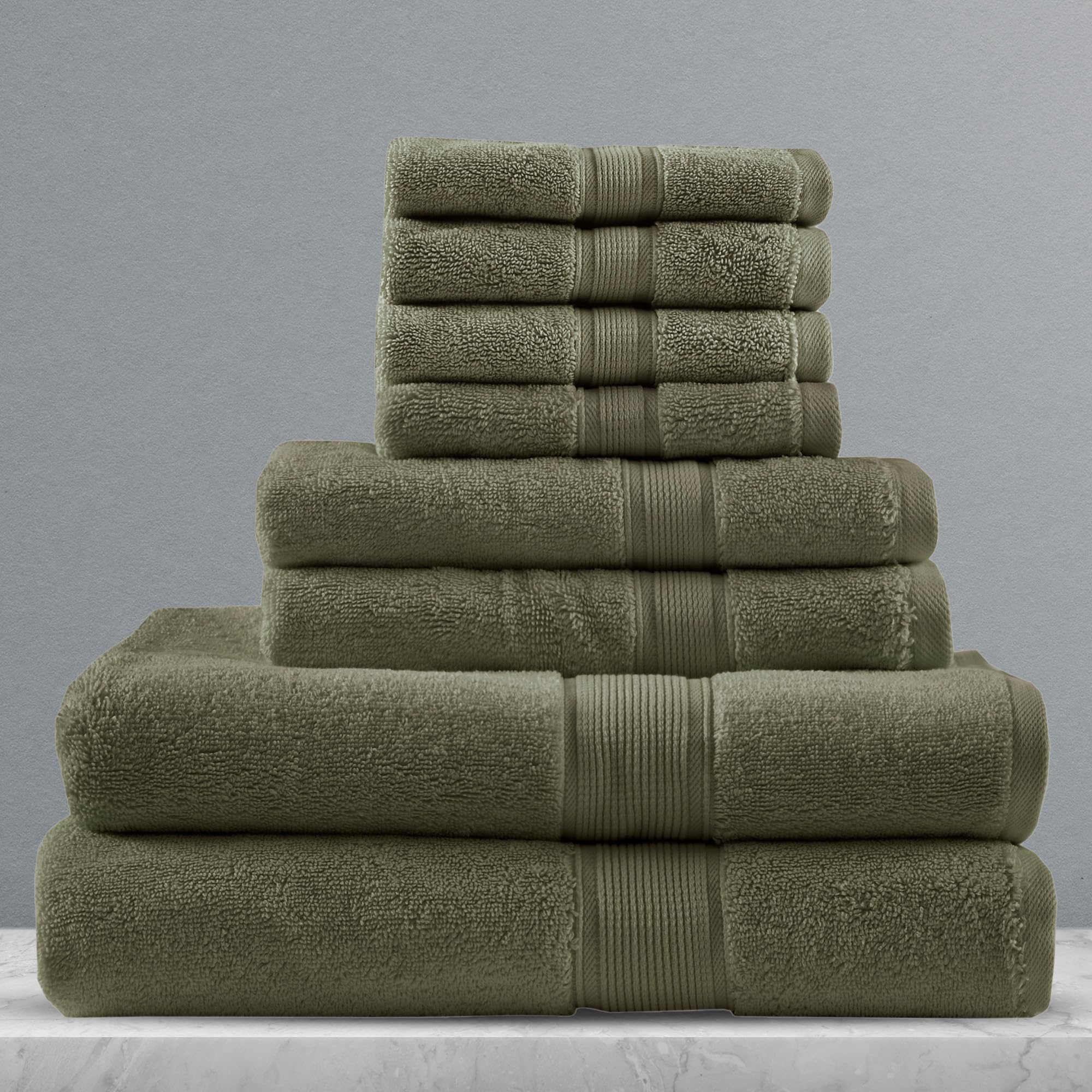 Madison Park Signature Bath Towel 800Gsm 100% Cotton Luxurious Bathroom Towel Set Highly Absorbent, Quick Dry, Hotel & Spa Quali