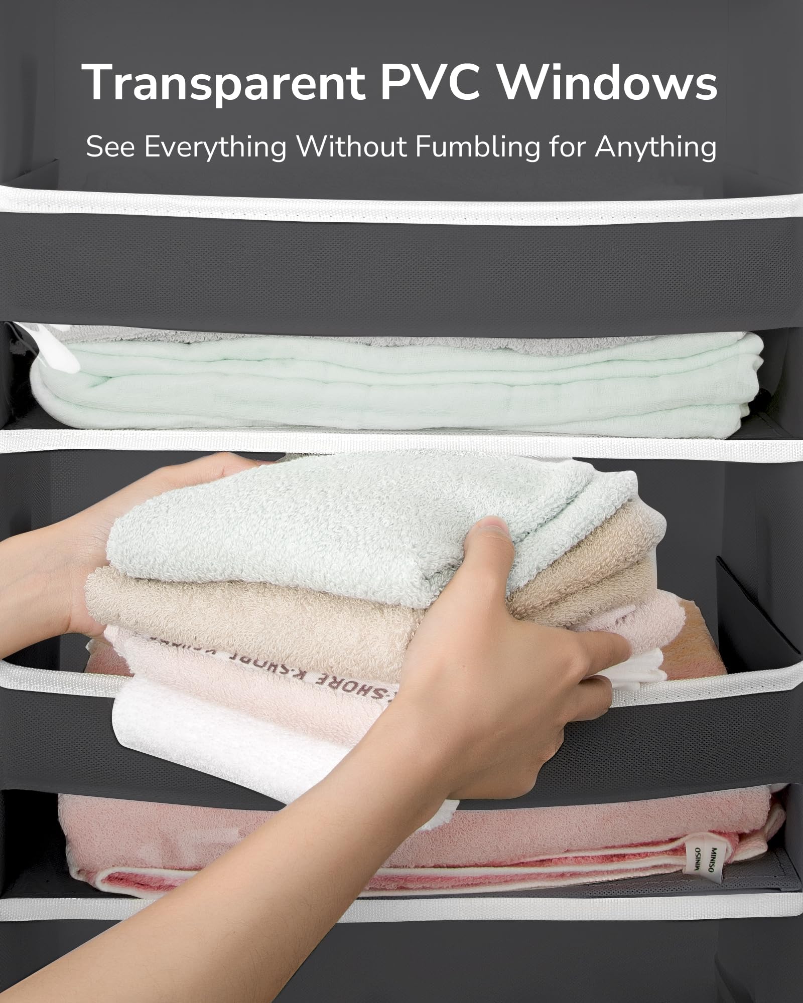 Ulg Over The Door Organizer With 6 Large Pockets 12 Side Pockets, 50Lbs Weight Capacity Door Hanging Organizer For Bedroom, Bath