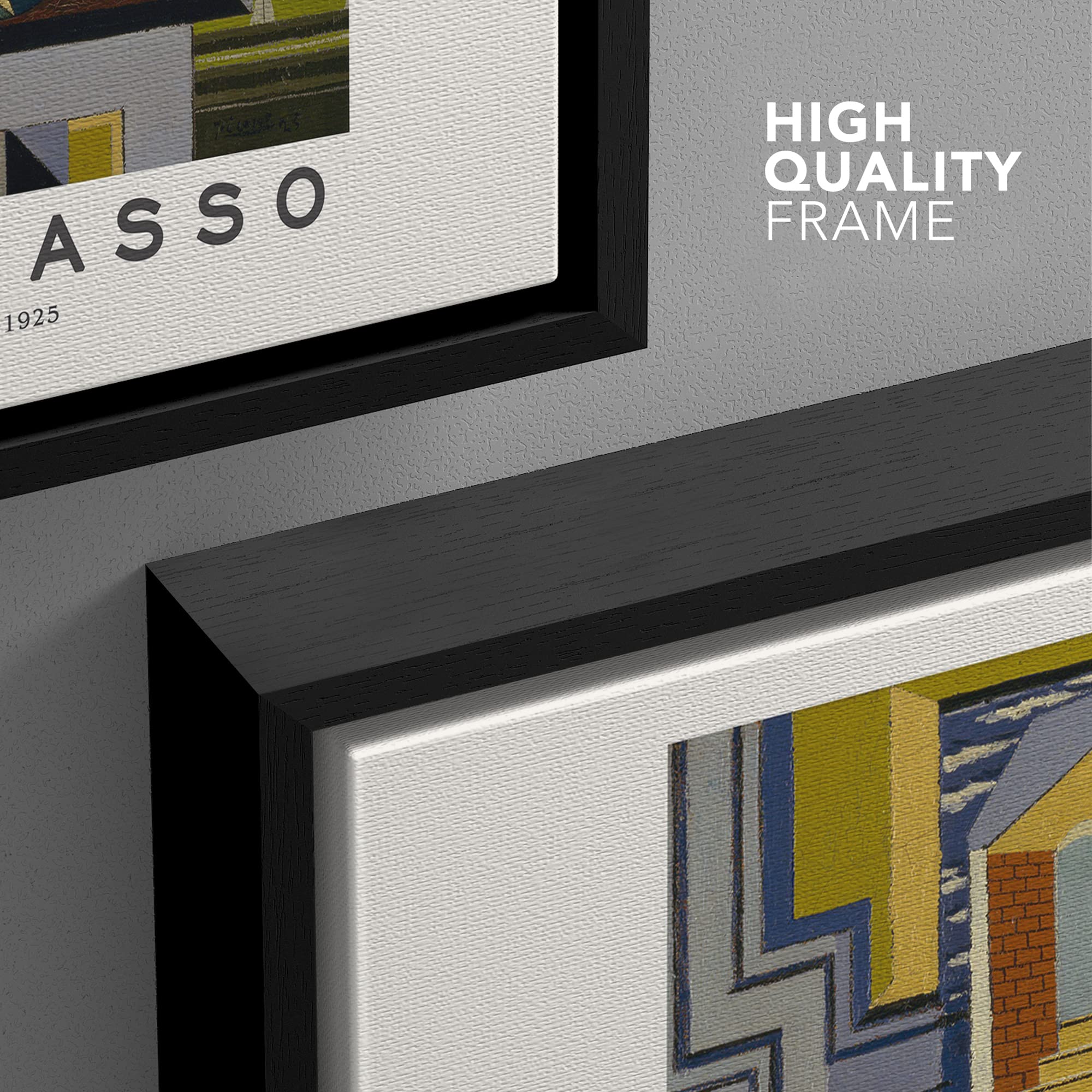 Wall26 Framed Canvas Print Wall Art Studio With Plaster Head By Pablo Picasso Historic Classical Illustrations Fine Art Decorati