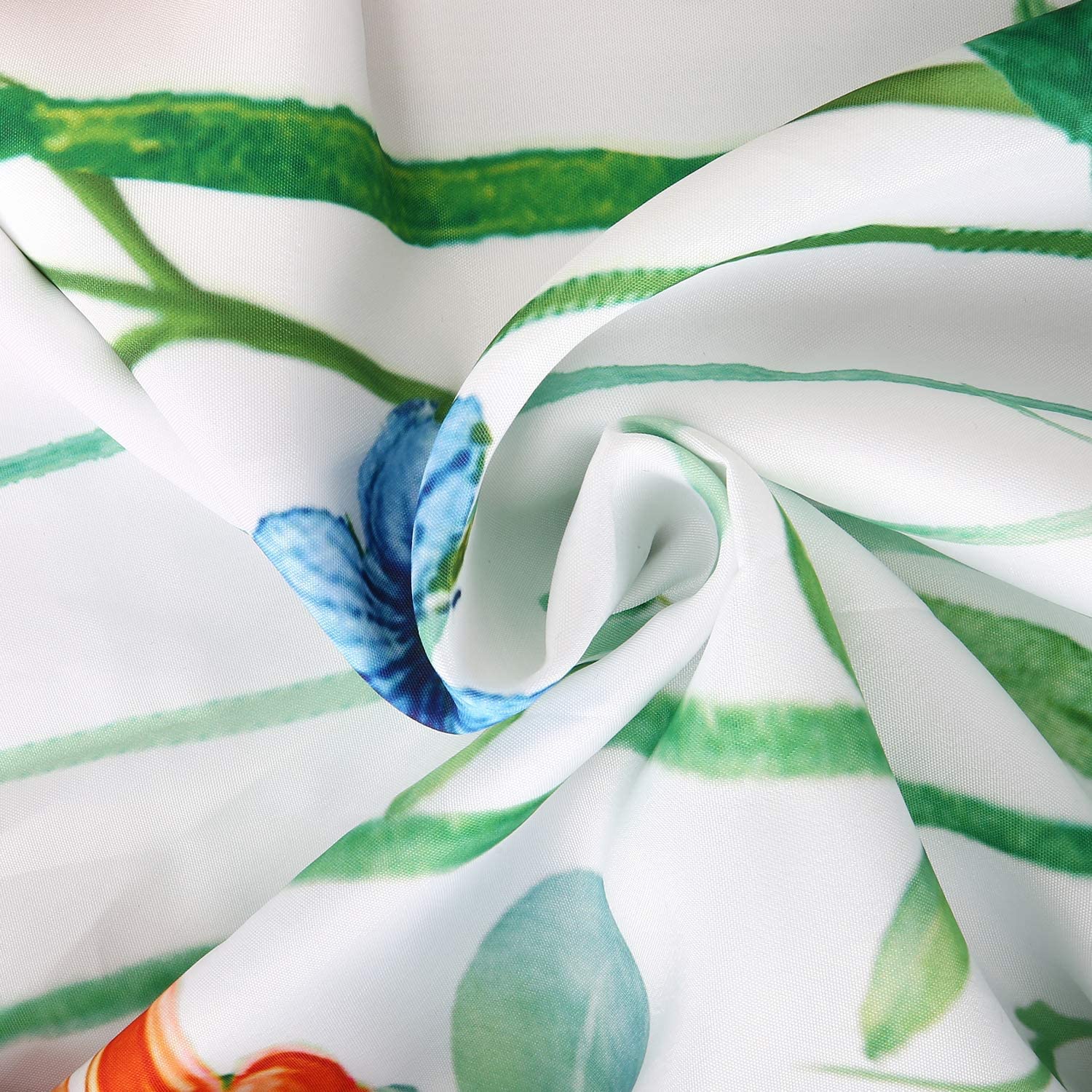 Livilan Floral Shower Curtain For Bathroom Flower Shower Curtain Watercolor Shower Curtain Wildflower Flowered Bathroom Curtain