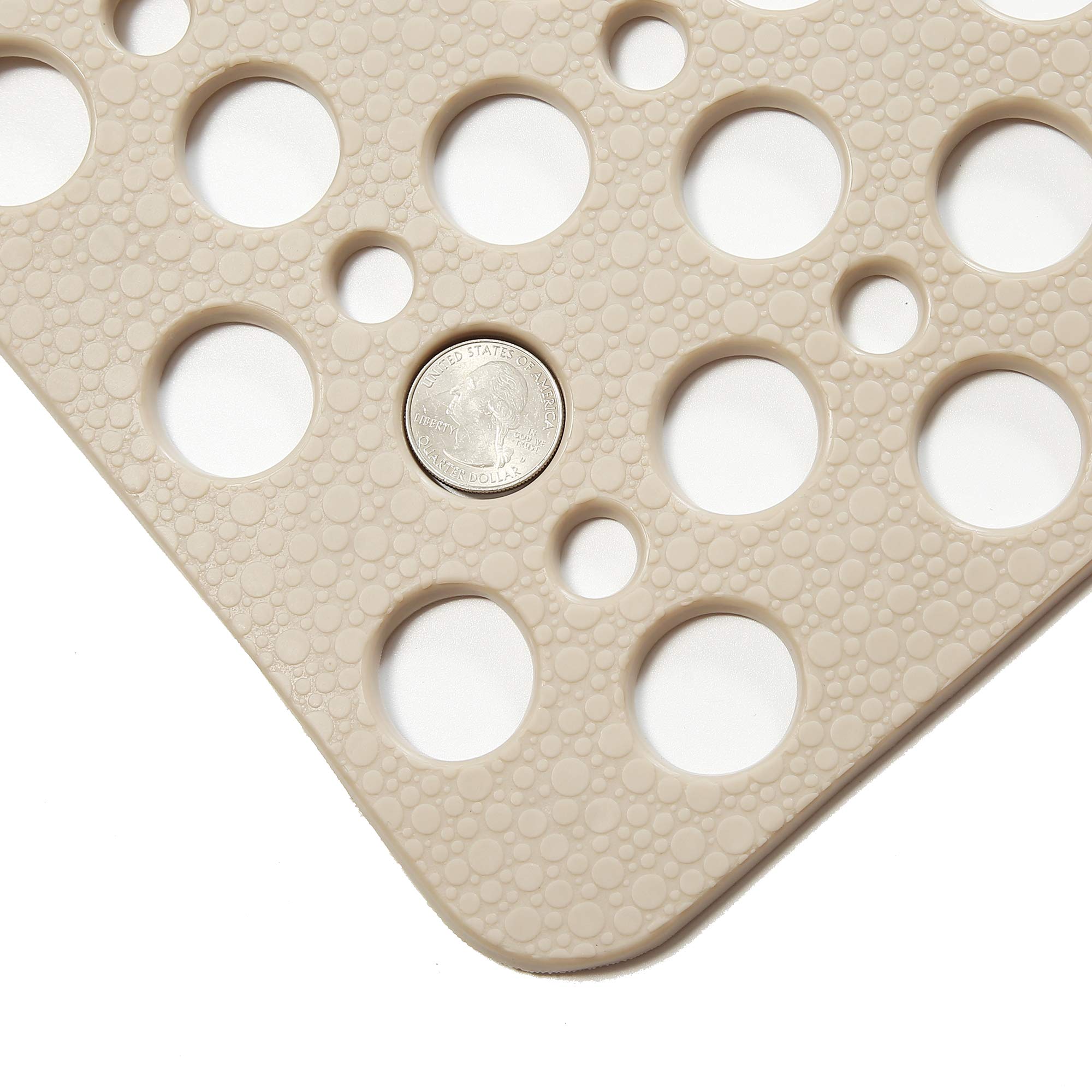 Nonslip Bathtub Mat Extra Soft Tpe Bath Mat For Kids, Machine Washable Bathroom Shower Mat, Smooth/Non-Textured Tubs Only, 30L X