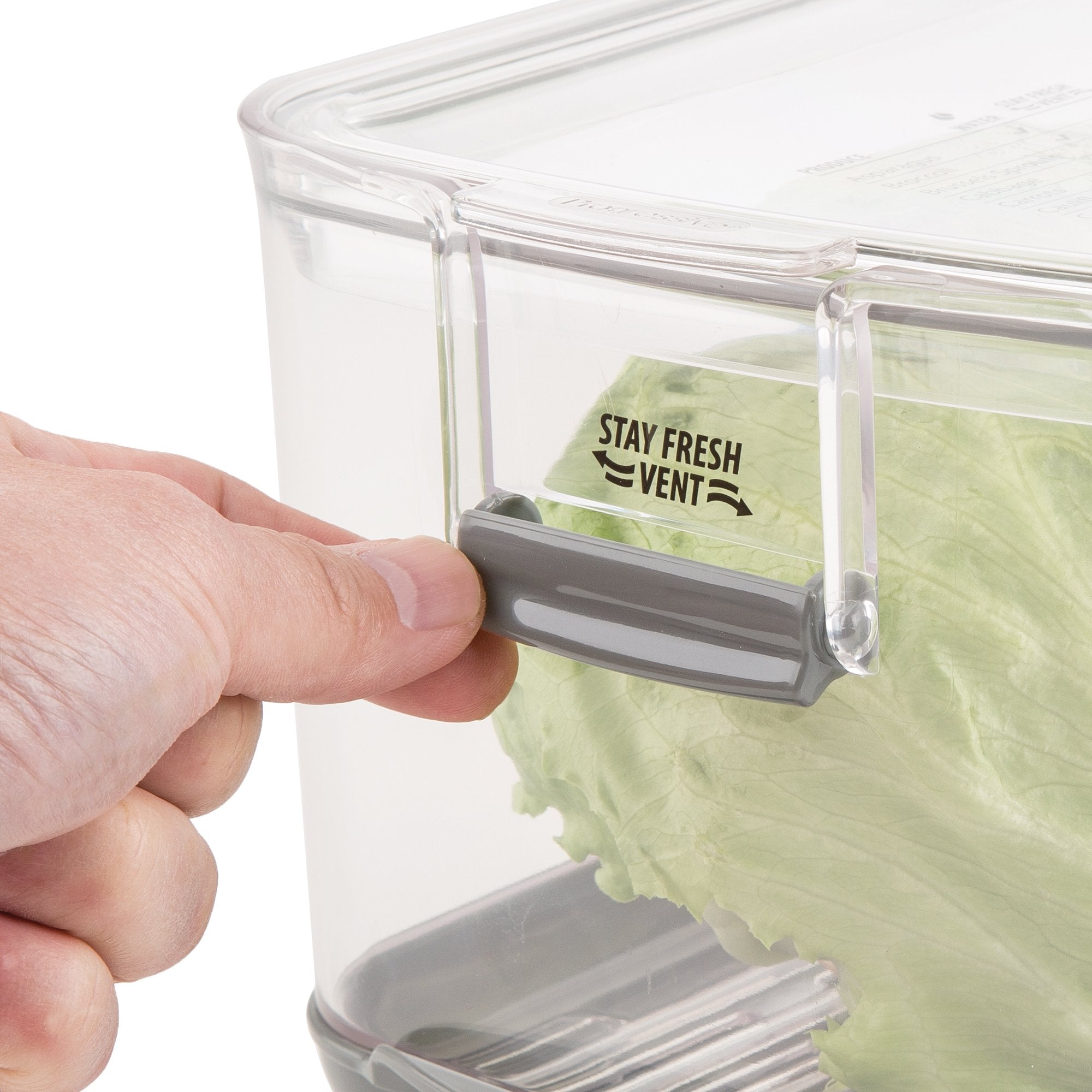 Prepworks By Progressive Produce Prokeeper Storage Container With Stay-Fresh Vent System, 5.7 Quarts