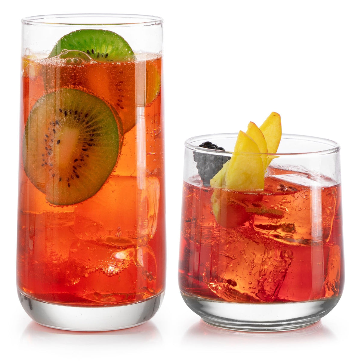 Libbey Ascent 16-Piece Tumbler And Rocks Glass Set
