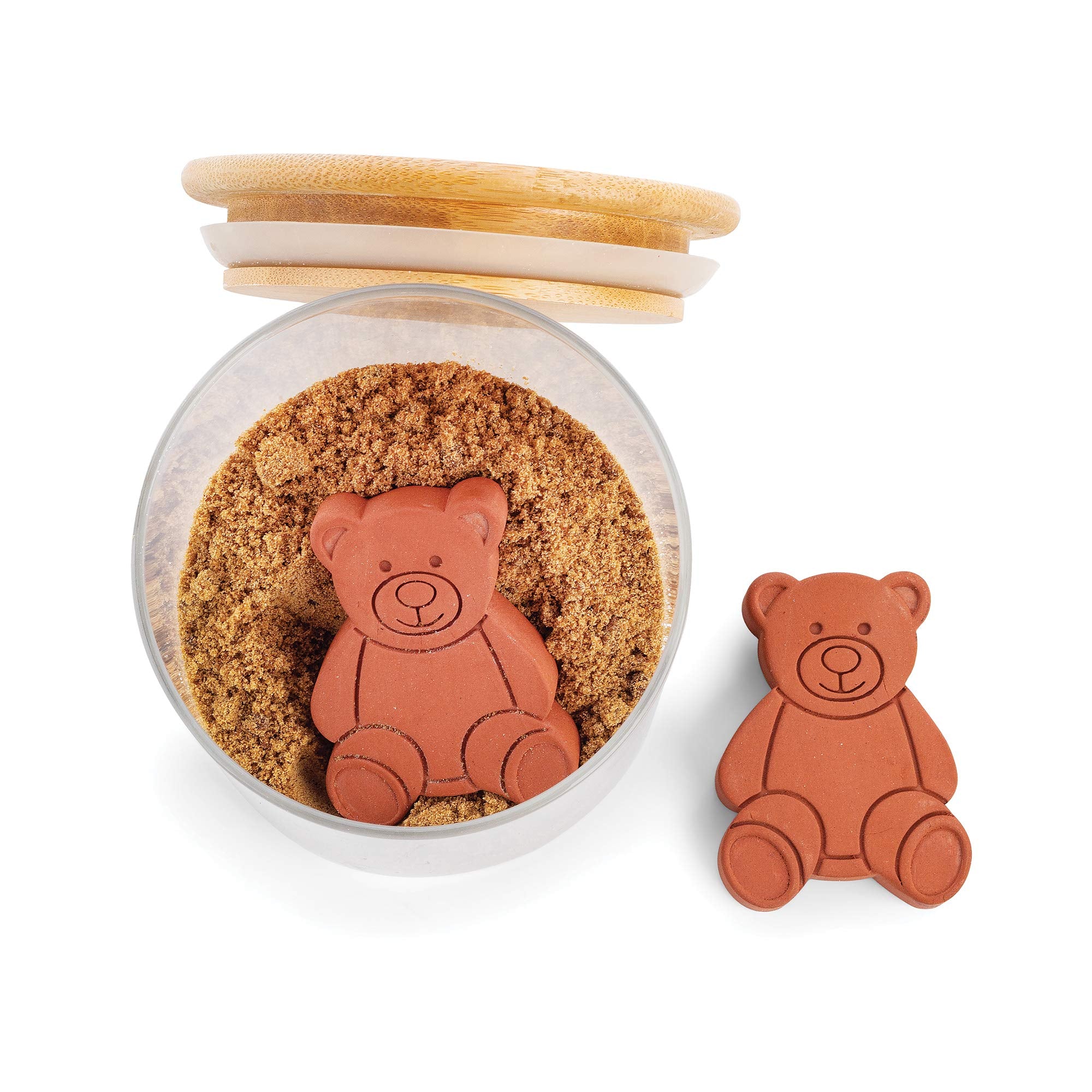 Fox Run Brown Sugar Bear, Set Of Two Keeper And Saver, 2 Count (Pack Of 1)