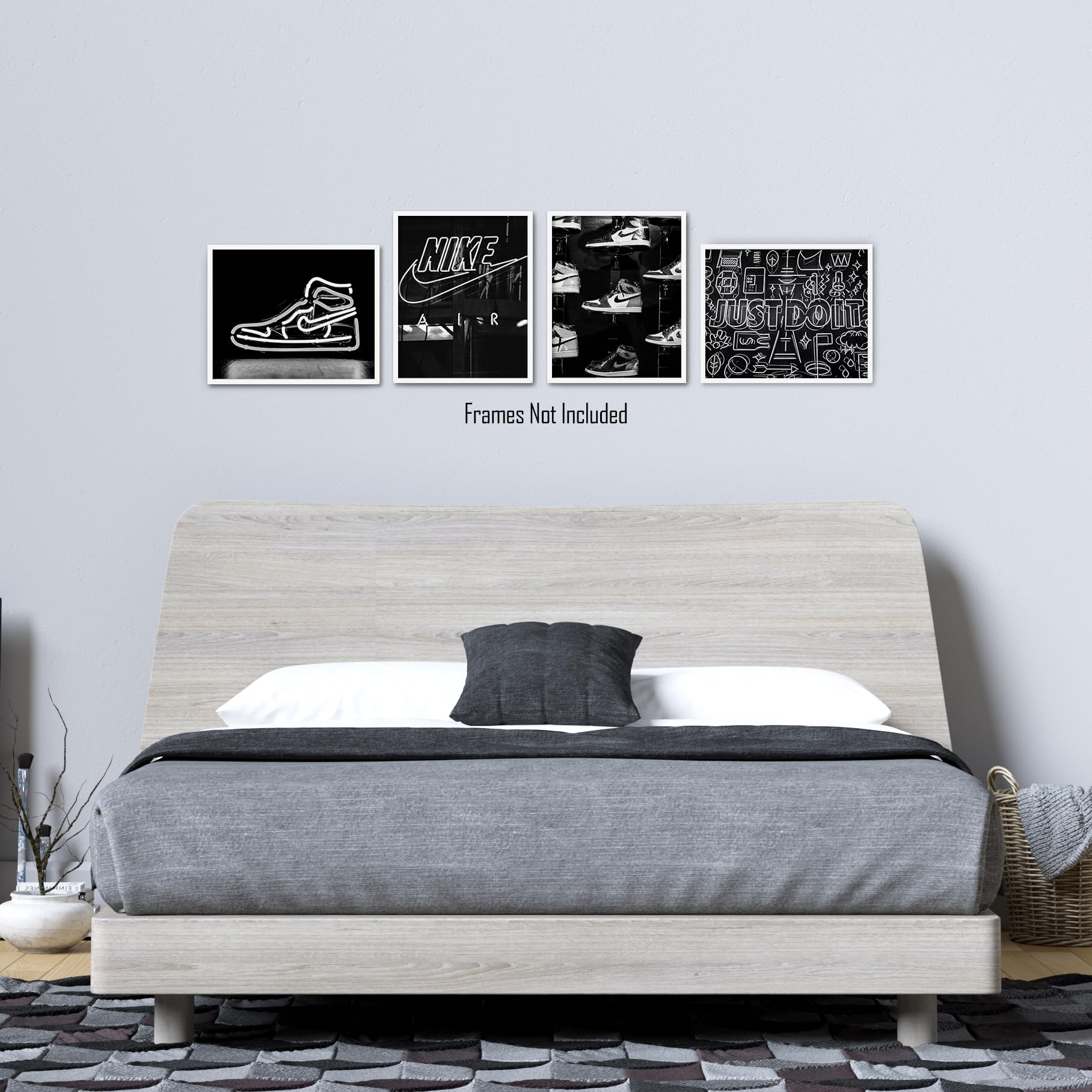 Generic Sneaker Posters (Unframed 8 X 10 Set Of 4) Hypebeast Wall Art Shoe Decor Sneakerhead Room Decor Air Aj Teen Boy Room Gir