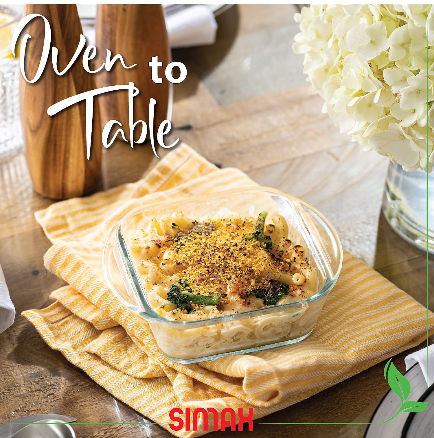 Simax Casserole Dish For Oven: Mini Glass Baking Dish With Lid ? Small, Personal Sized Bakeware And Cookware - Great For Storage