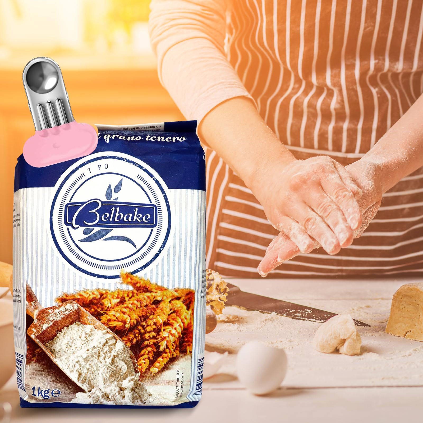 Chip Bag Clips For Food Storage, Pink Chip Clips Bag Clips Food Clips Bread, Upgrade Wide 1.5 Inches Stainless Steel Food Clips