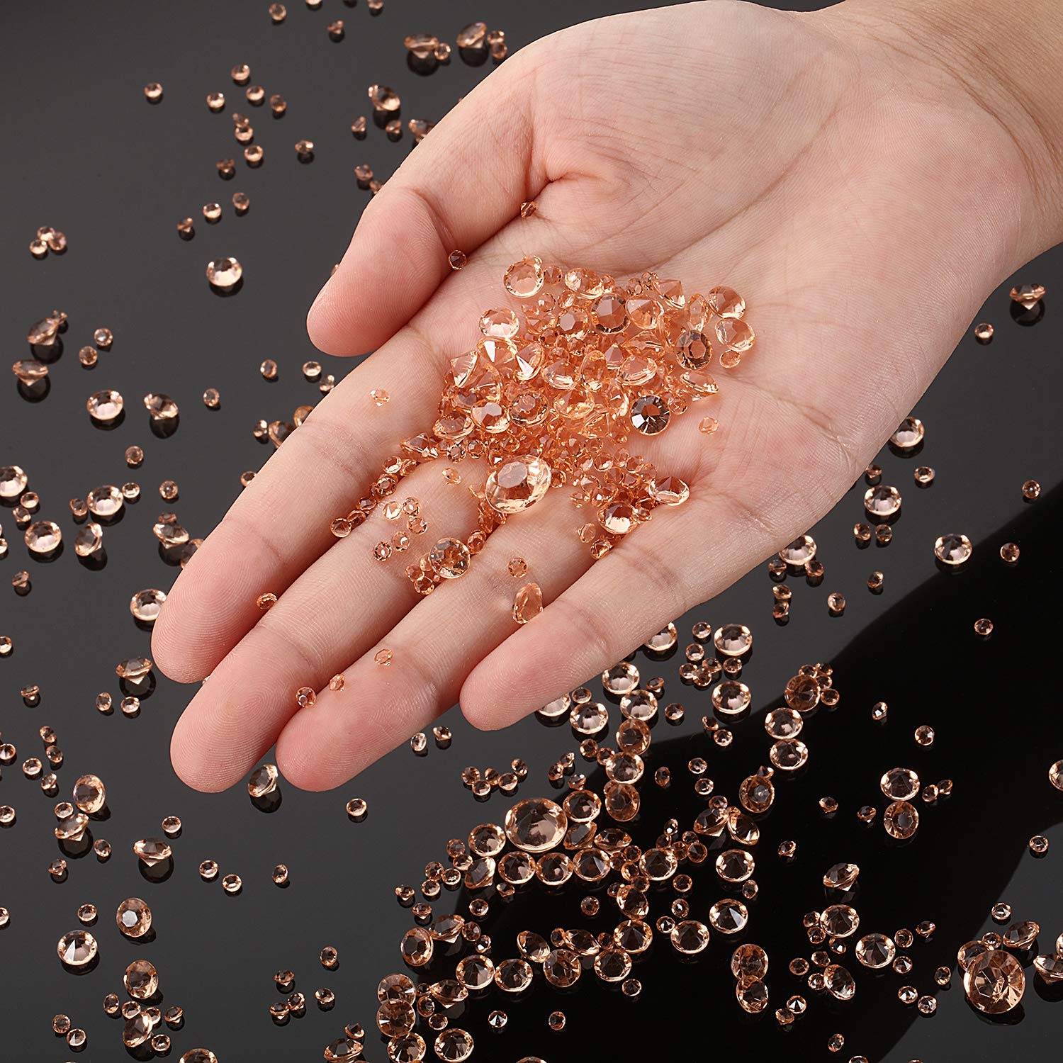 10000 Clear Wedding Table Scatter Crystals Acrylic Diamonds Rhinestones for Table Centerpiece Decorations Bridal Shower Decorati