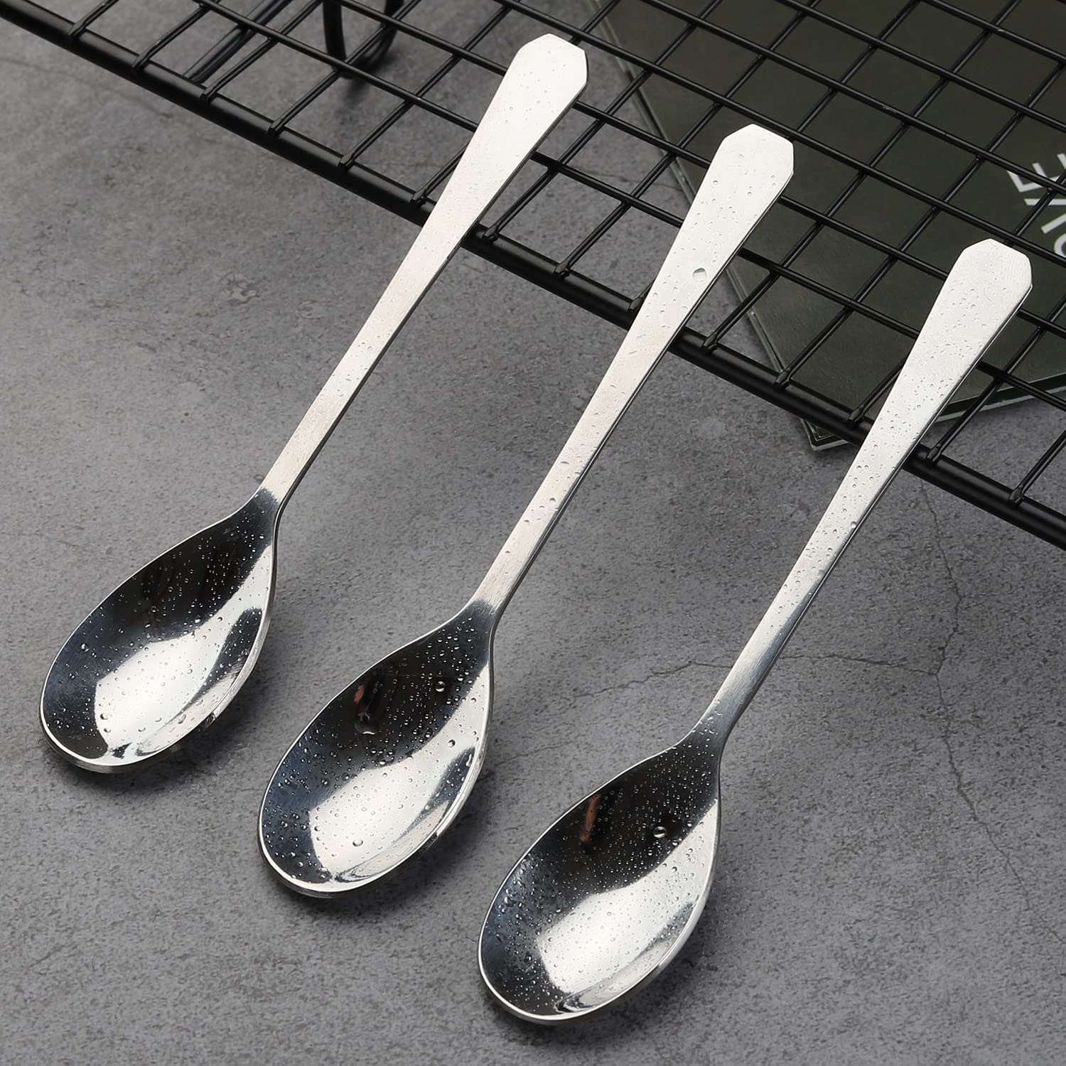 Stainless Steel Egg Spoon 8 Pieces Egg Scoops For Hard Soft Boiled Egg Tool Set