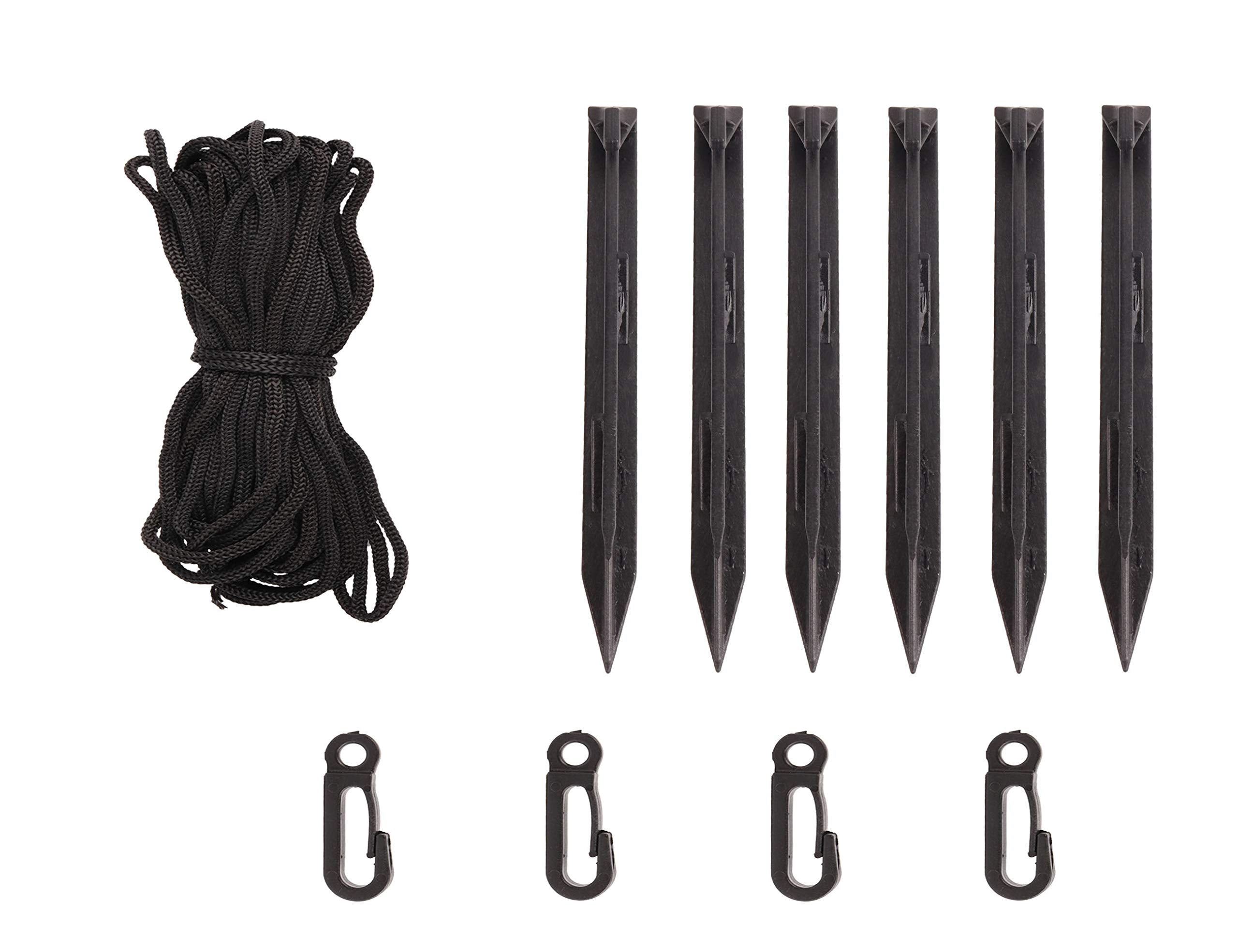 BEISHIDA Holiday Inflatable Replacement Accessories Including Plastic Piles and Tether Hooks Replacement Yard Inflatable Accesso