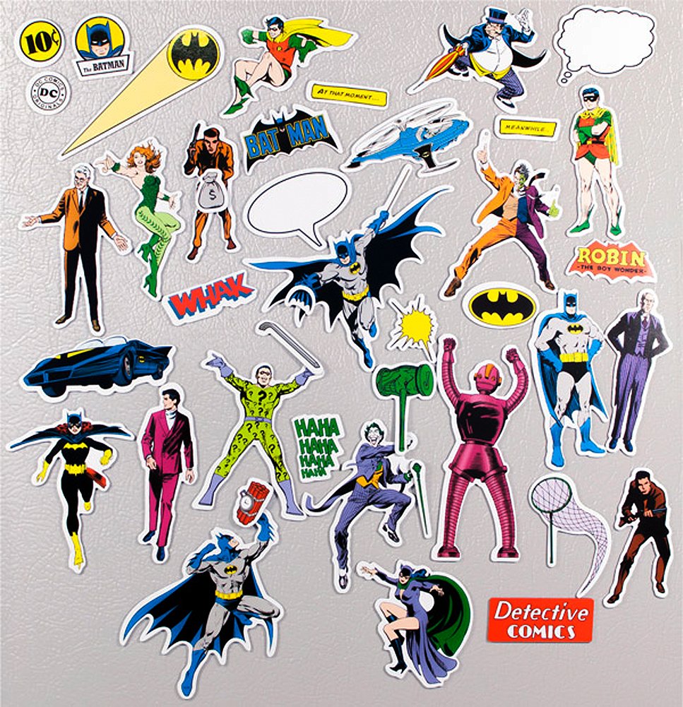 Batman Magnetic Action Set, 2 Sheets