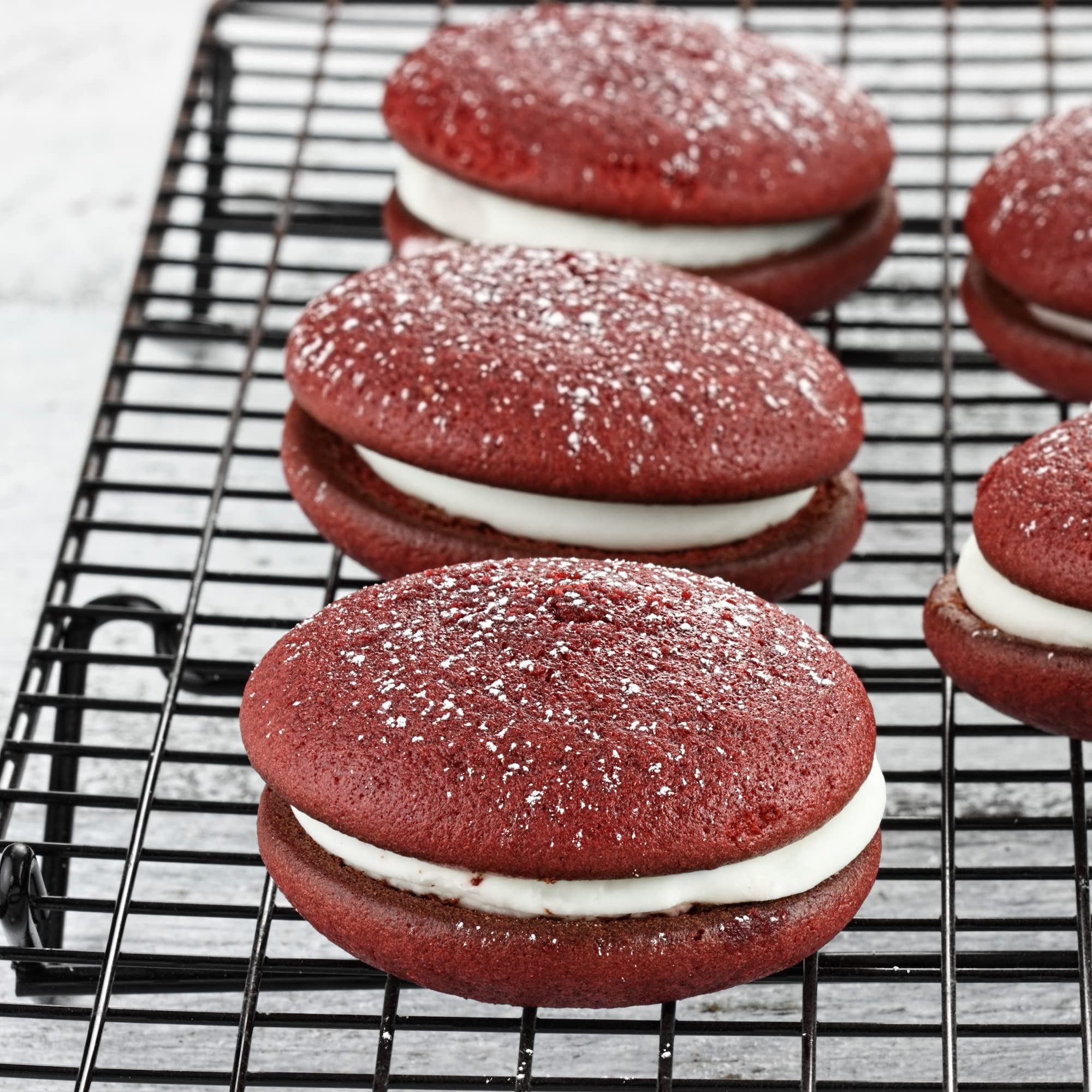 Fox Run Non-Stick Baking Pan, 12 Cup Standard Whoopie Pie, Silver