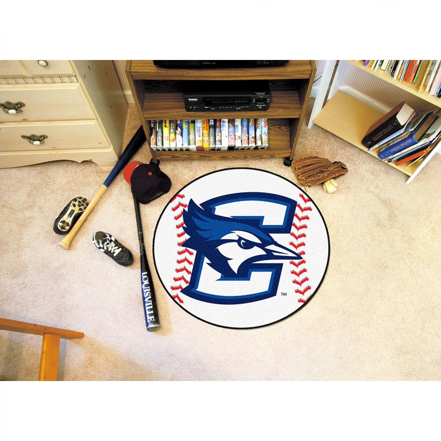 Creighton Baseball Mat 27 diameter