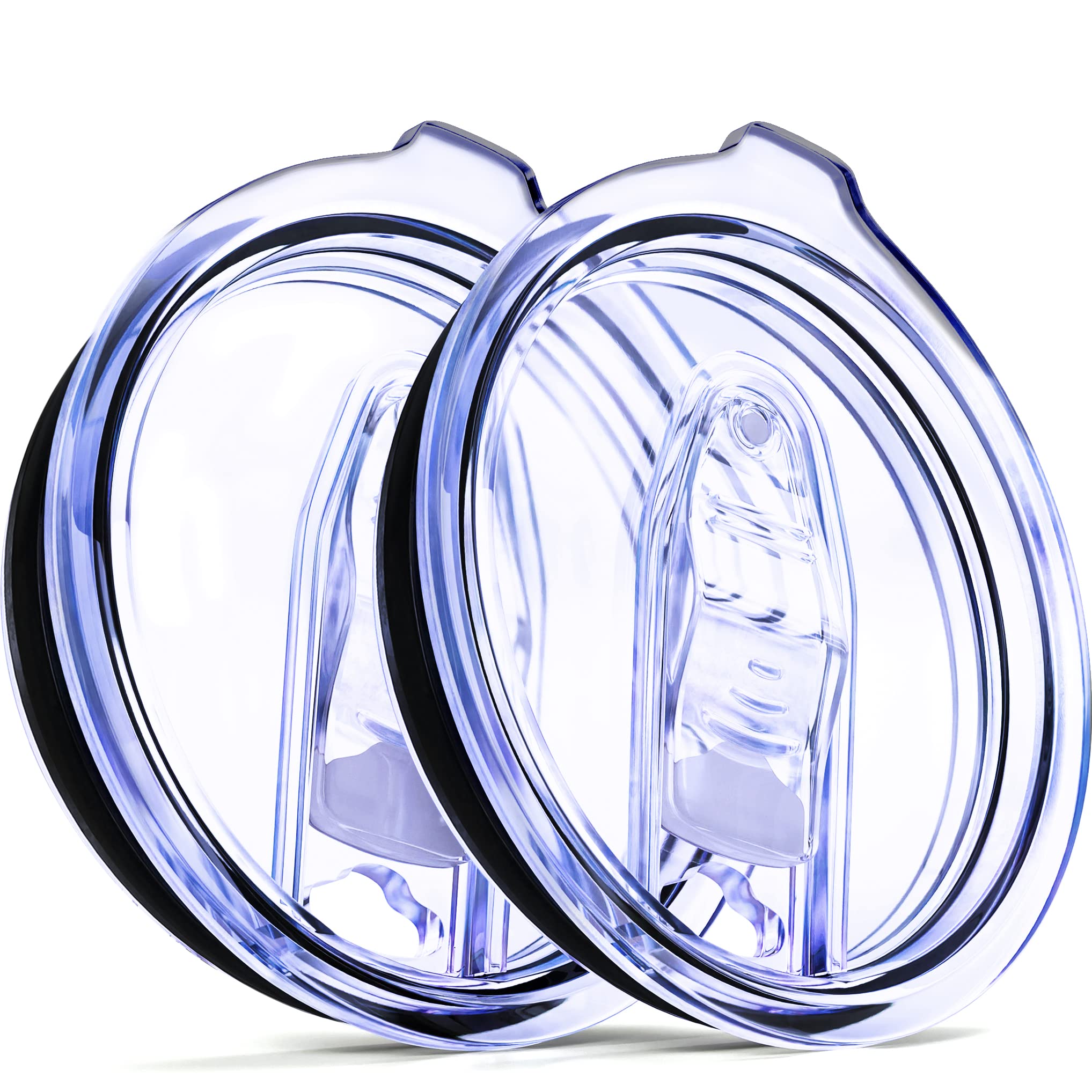 20/10 Oz - 2 Replacement Lids For Yeti Tumblers Like Yeti Lids - 3.3 Inch Diameter - Spill Proof Lids For Yeti Tumblers - Tumble