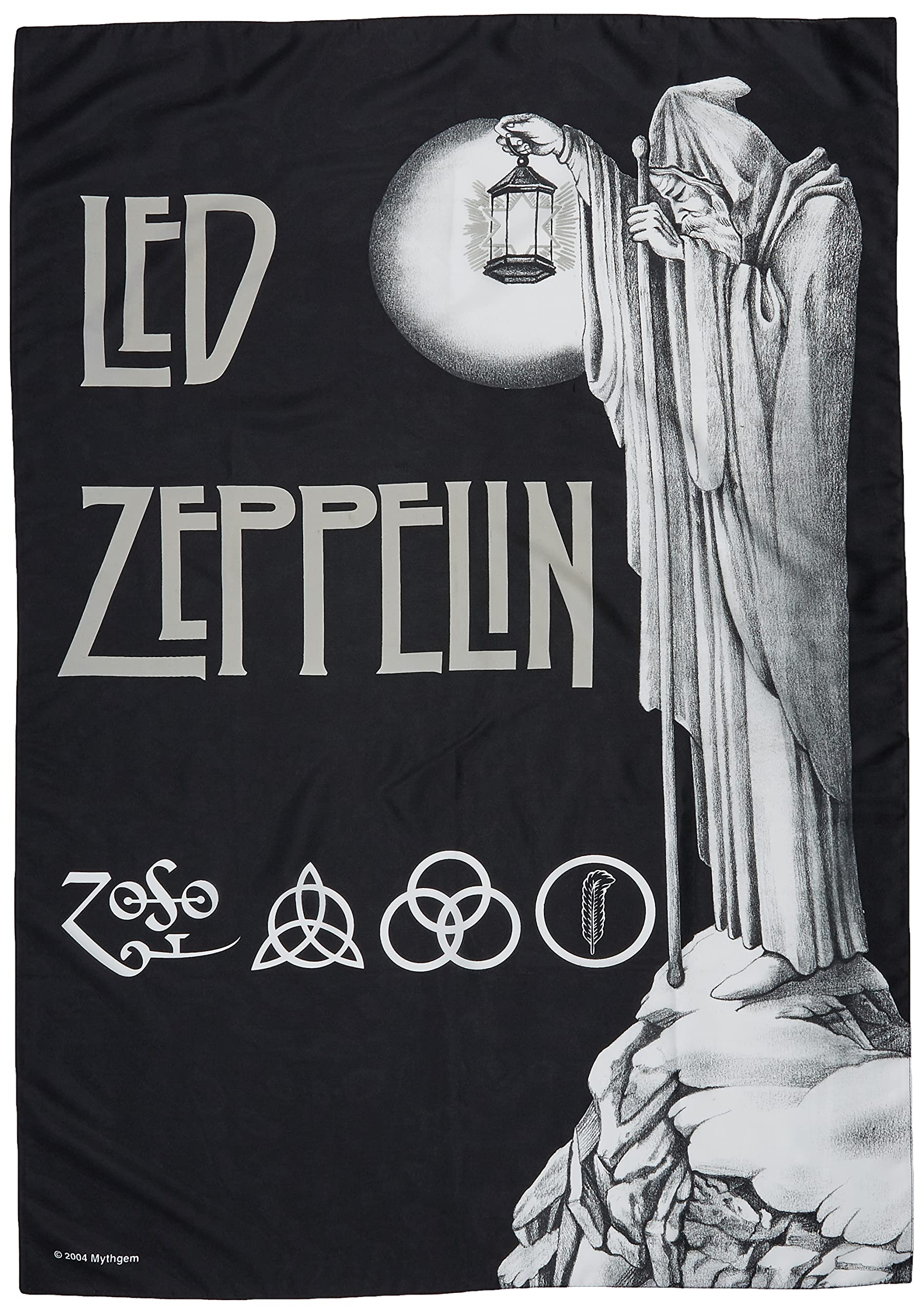 Led Zeppelin Stairway To Heaven Fabric Poster / Flag 44'' X 22'' (Hr)