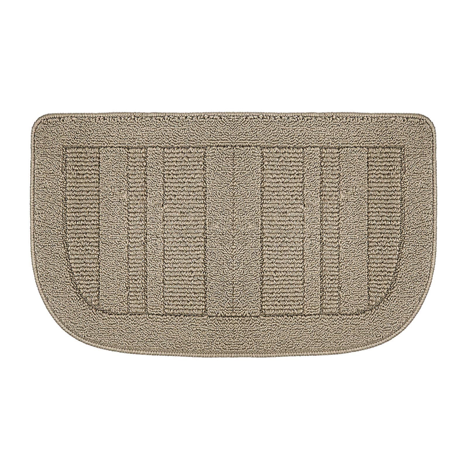 Beqhause 30X18 Inch Kitchen Rug Mats, Durable Anti-Slip Absorbent Dirt-Resistant Kitchen Rug Pet Mat Machine Washable (Beige)