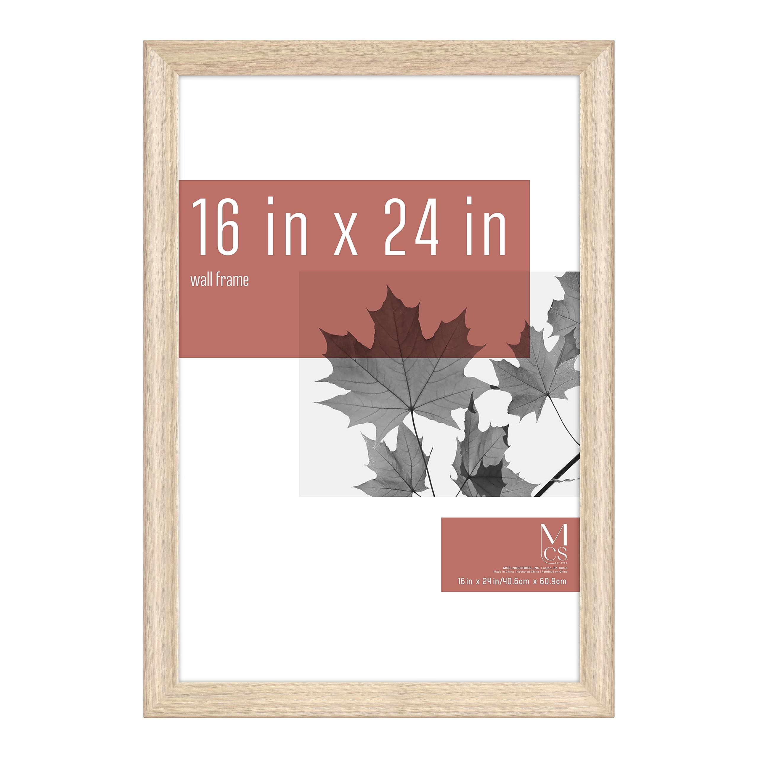 MCS STUDIO GALLERY 2 FRAME 16X24 NATURAL WOODGRAIN
