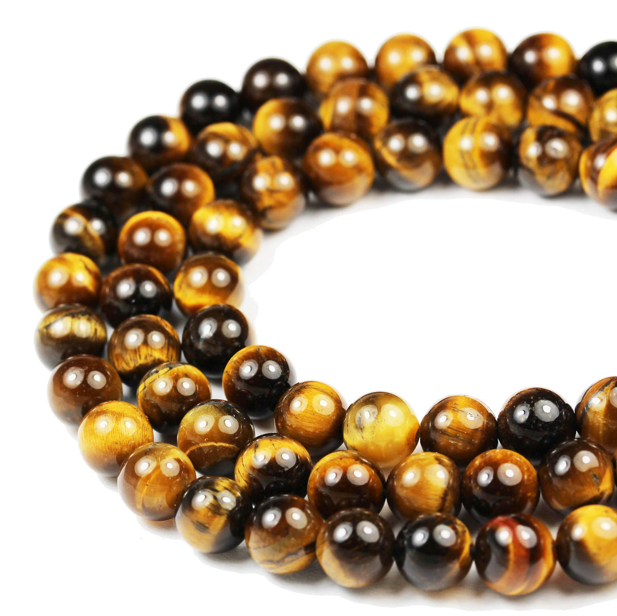 Tiger Eye Stones 8Mm Natural Gemstone Beads For Jewelry Making Energy Healing Crystals Jewelry Chakra Crystal Jewerly Beading Su