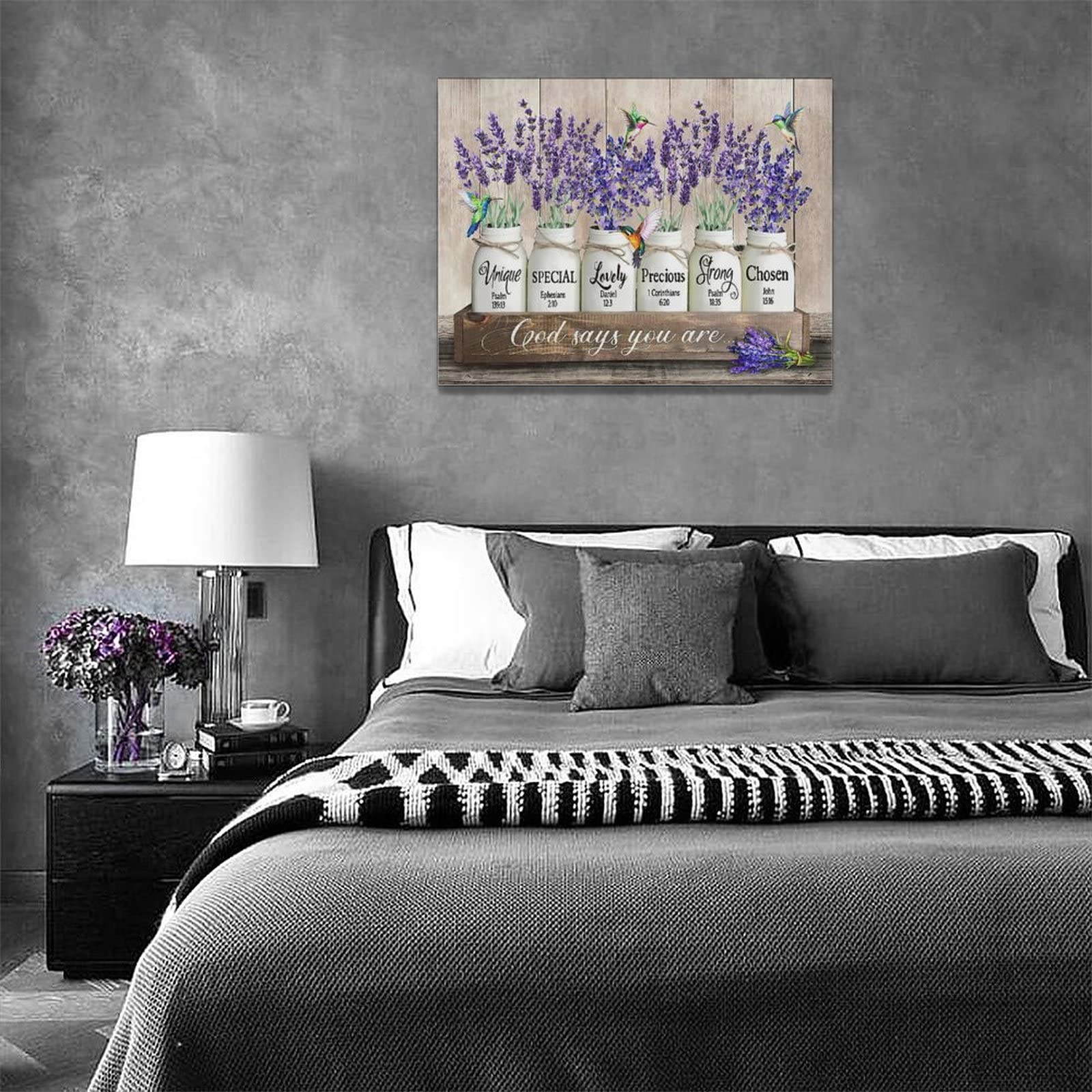 Lavender Bathroom Decor Wall Art Farmhouse Bathroom Decor Canvas Painting Prints Rustic Purple Lavender Bathroom Pictures For Wa