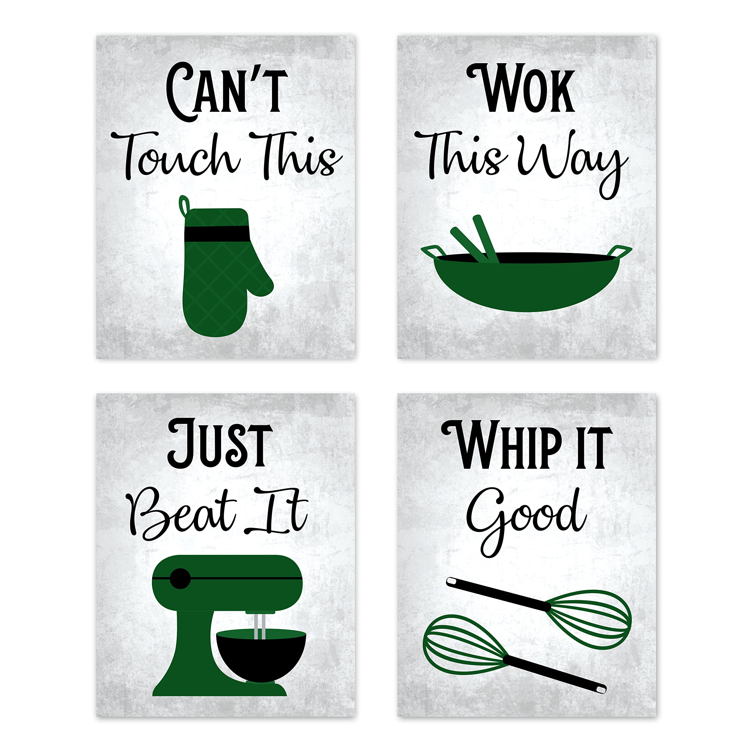 80S Music Songs Retro Vintage Inspirational Kitchen Wall Art Dining Room Cafe And Restaurant Decor Forest Green Black Gray And W