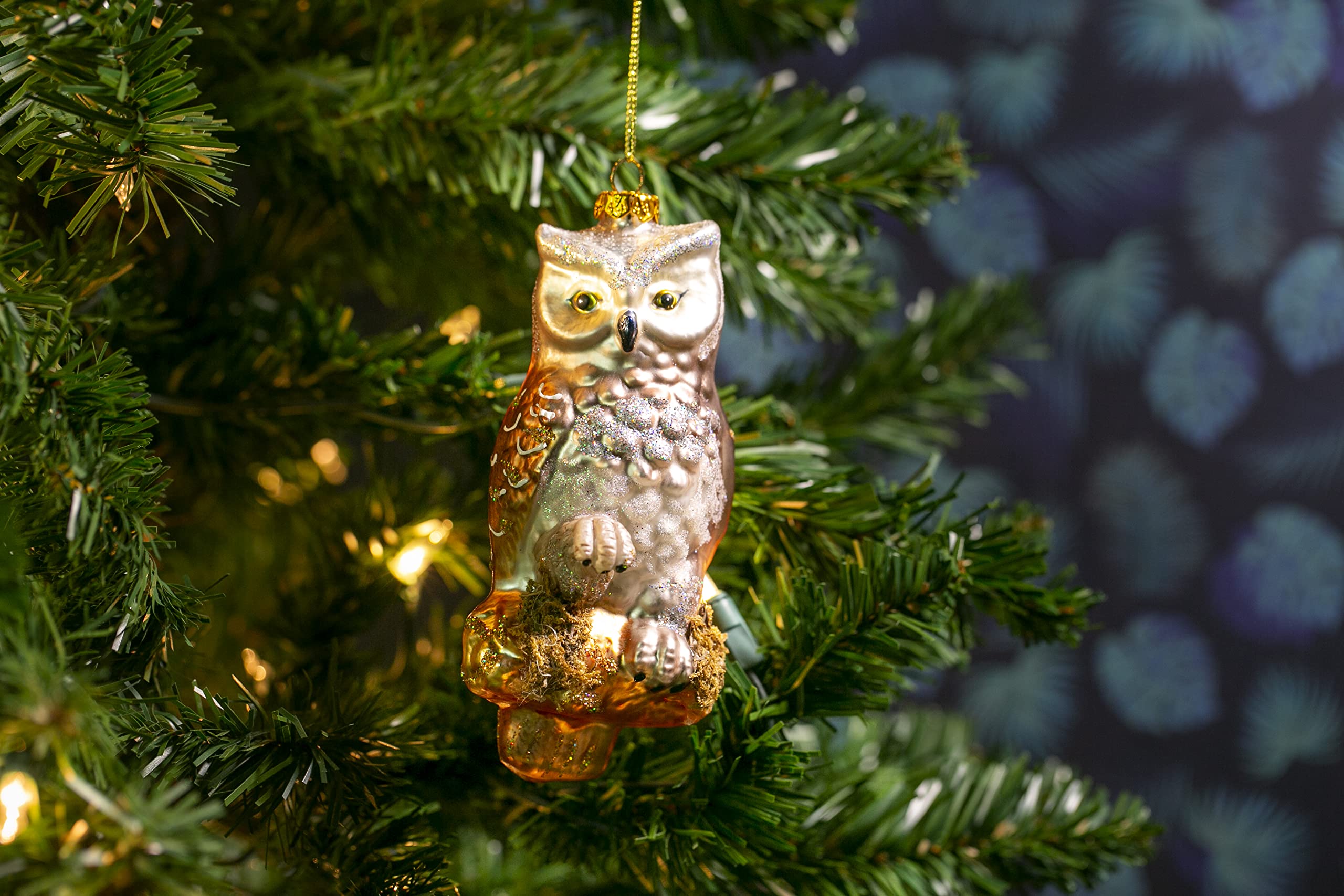 Party Rock | Owl Glass Ornament | Animal Collection
