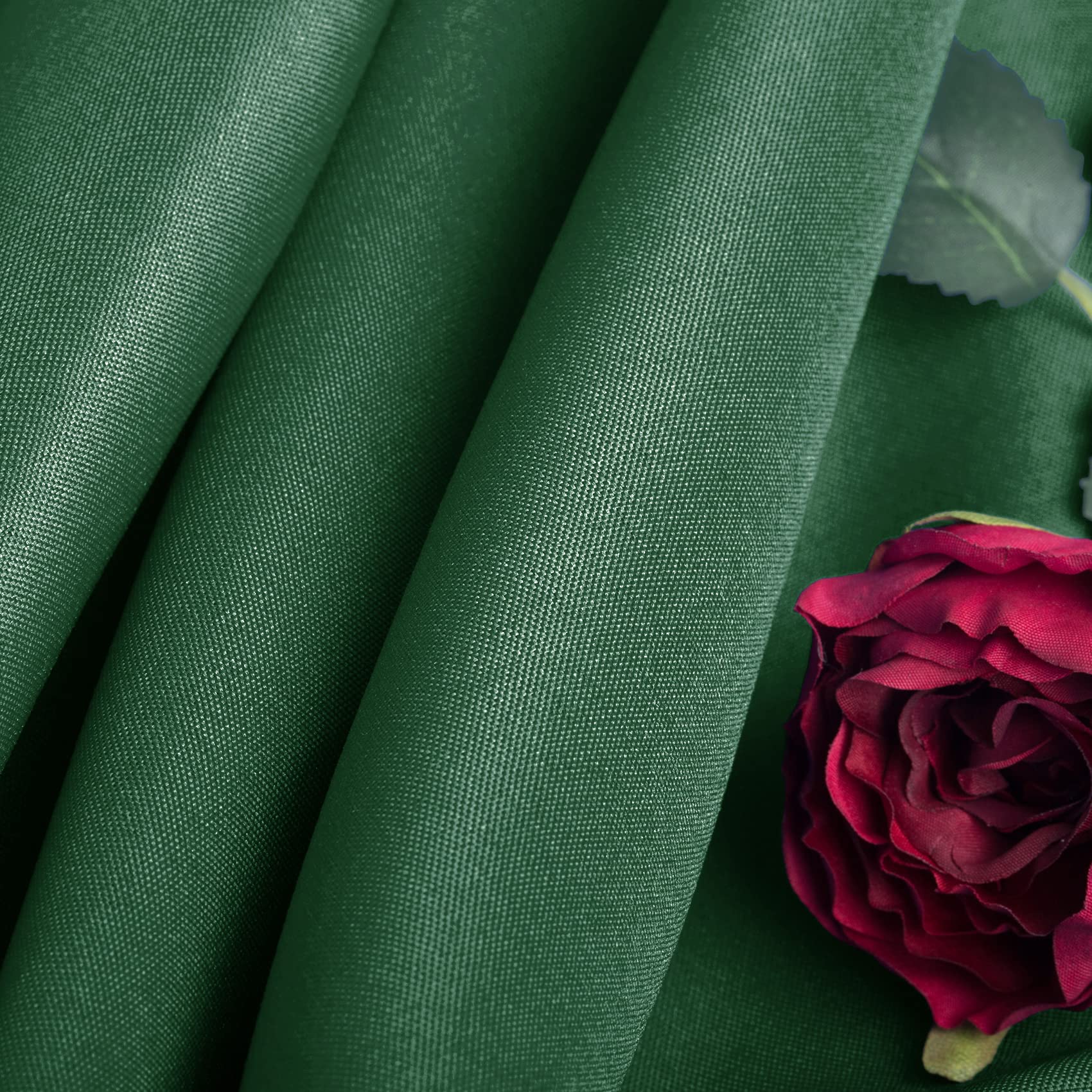 Ascoza 2Pack 120 Inch Hunter Round Tablecloth In Washable Polyester Fabric For Wedding/Banquet/Restaurant/Parties